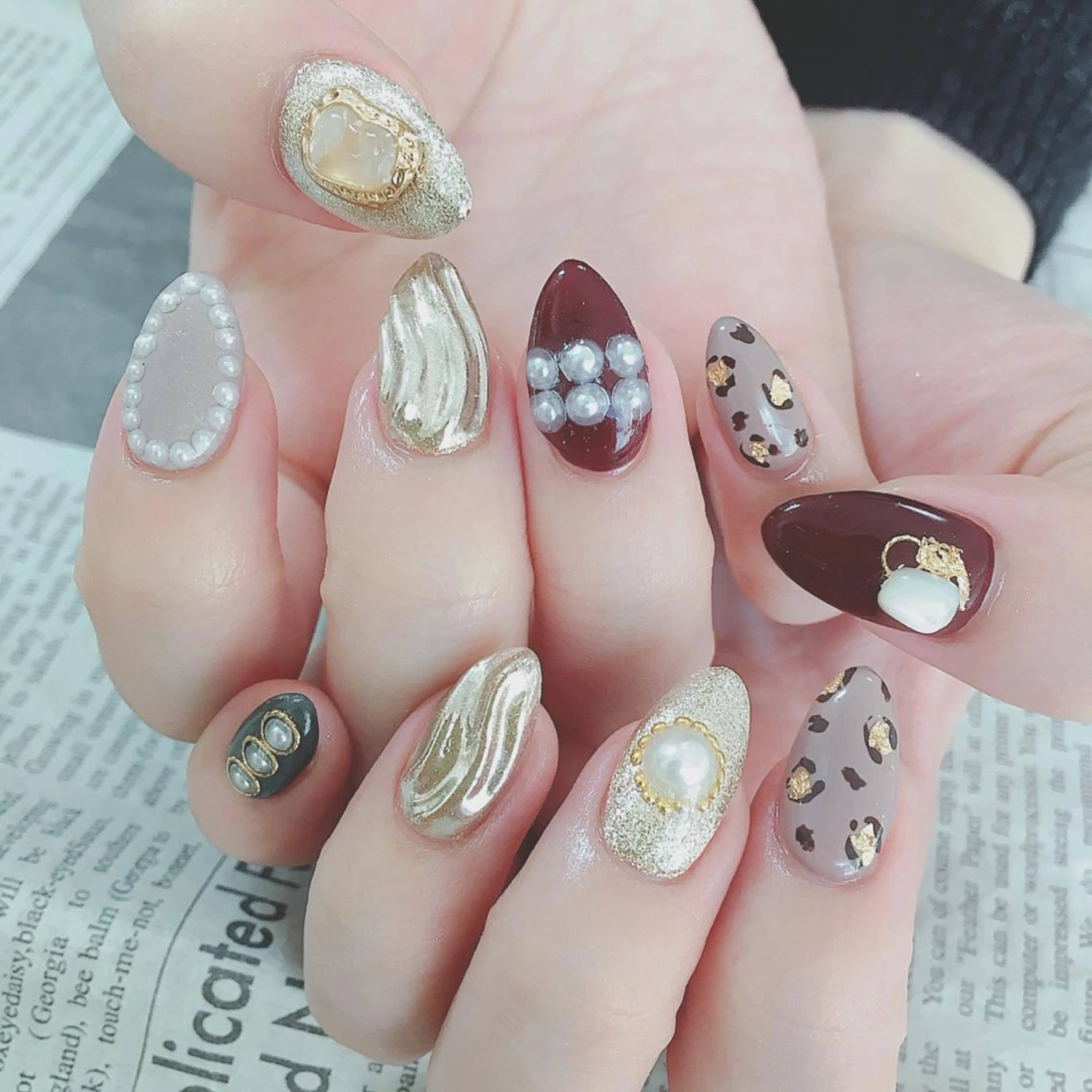 ネイル ハンドネイル ハンドケア 森山 舞のネイルデザイン