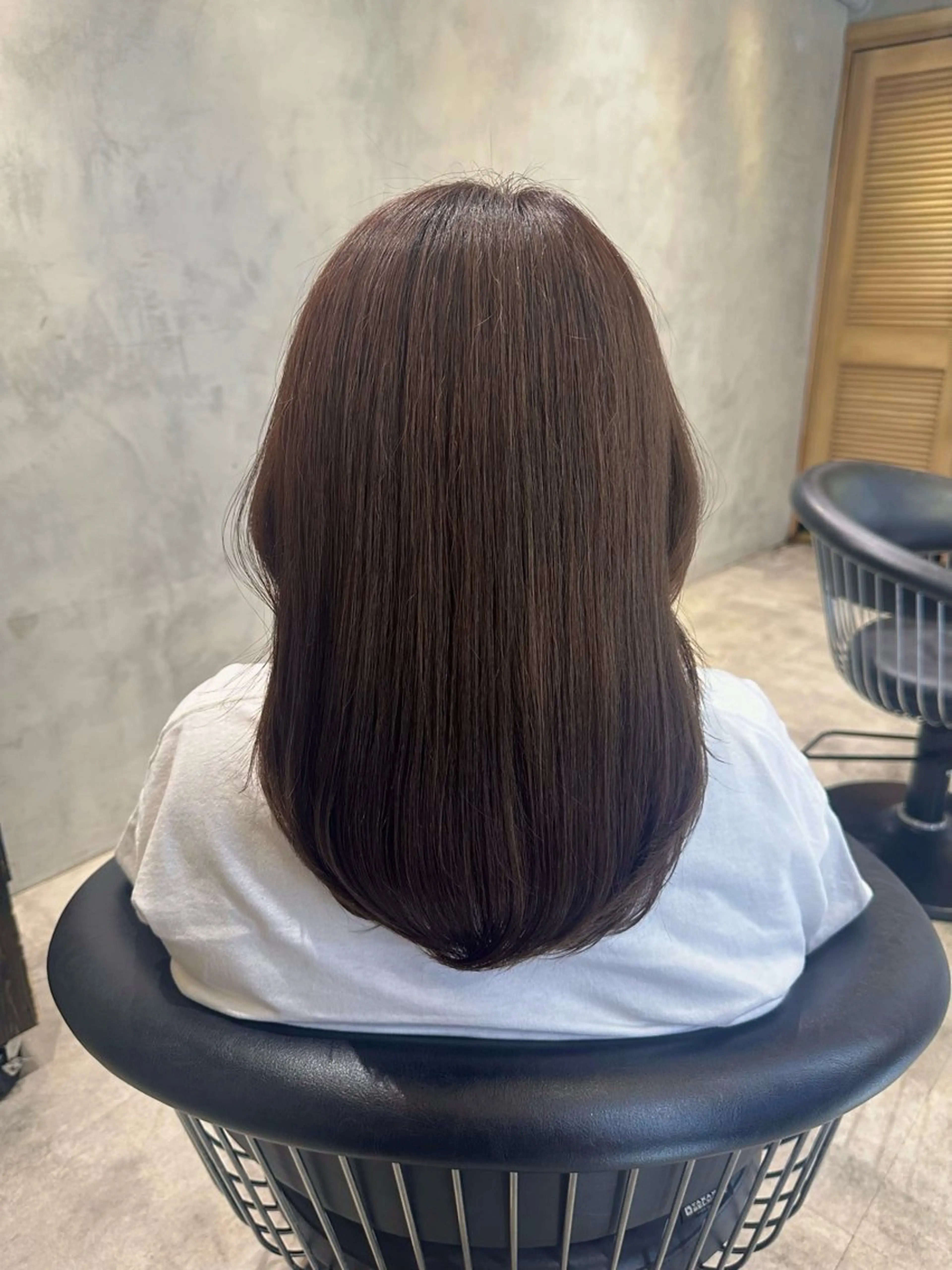 ミディアム カラー YU-KI 🐈‍⬛のヘアスタイル