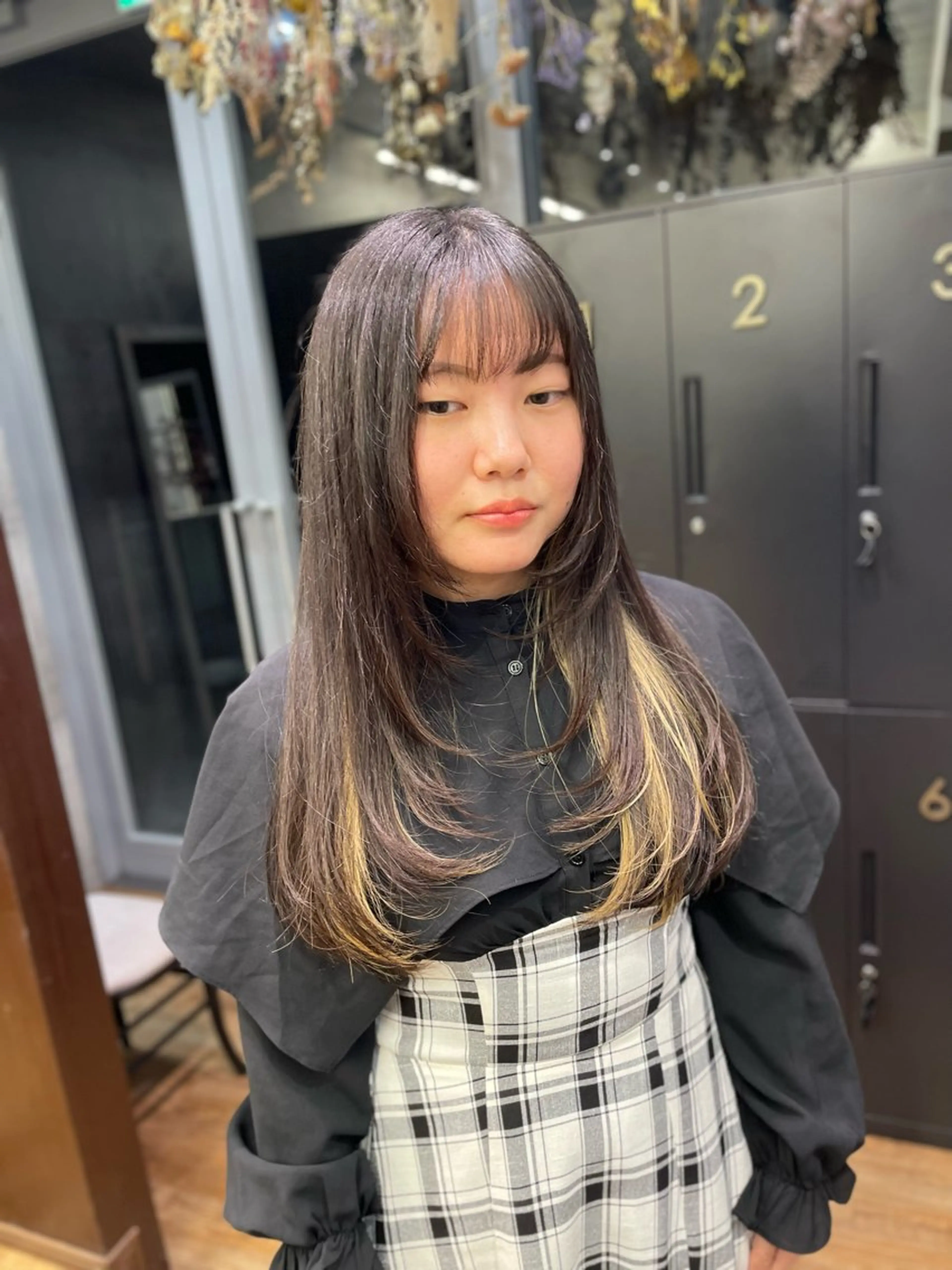 ロング レイヤーカット カット gite KOHOKU所属・髪質改善レイヤー/ 雨のヘアスタイル