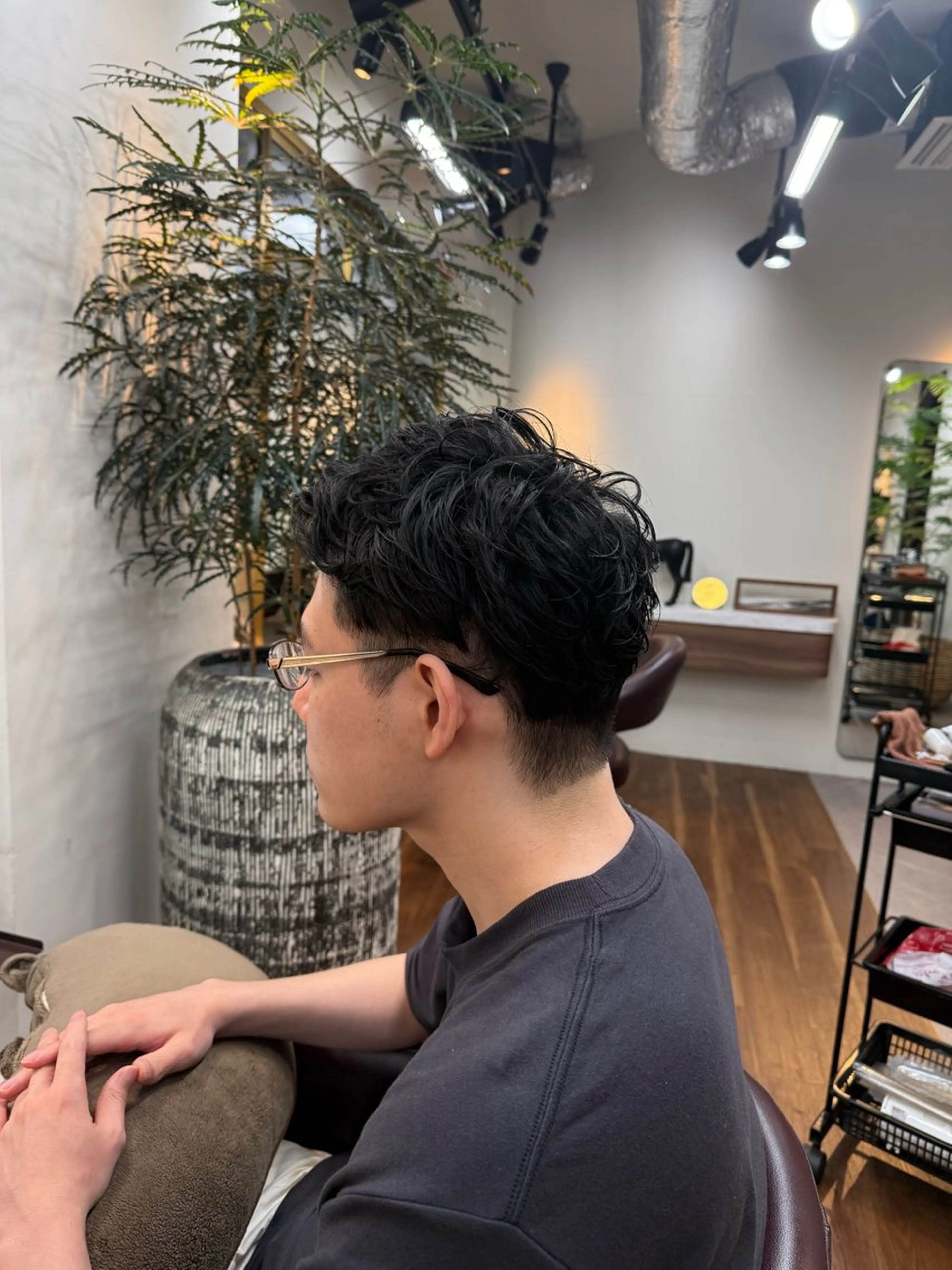 メンズ カット 野上 晃生のヘアスタイル