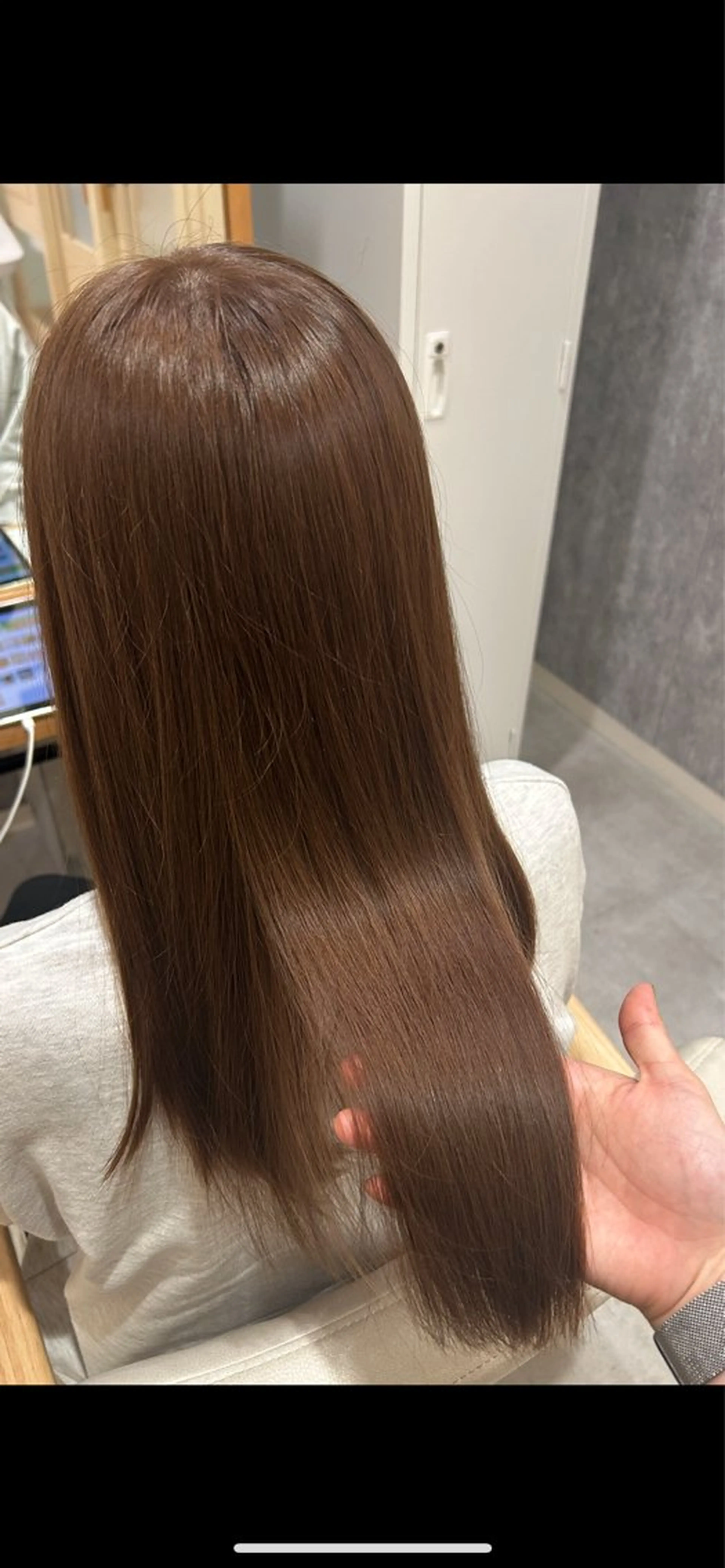 ロング 髪質改善 カット ヘアカラー 森田 遥菜のヘアスタイル