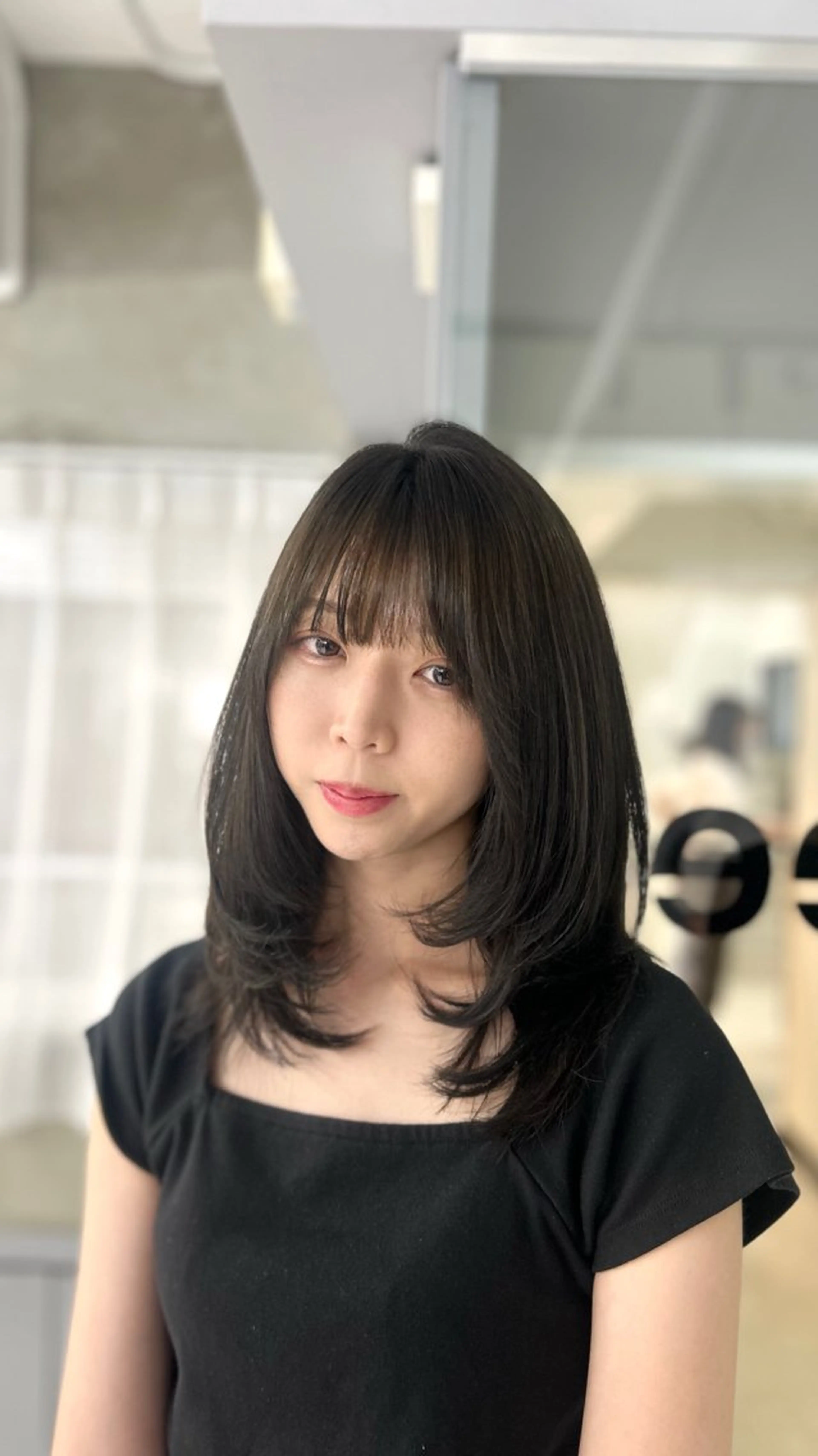 ✨☪️レイヤーカットorハッシュカット➕透明感ワンカラー☪️✨の写真
