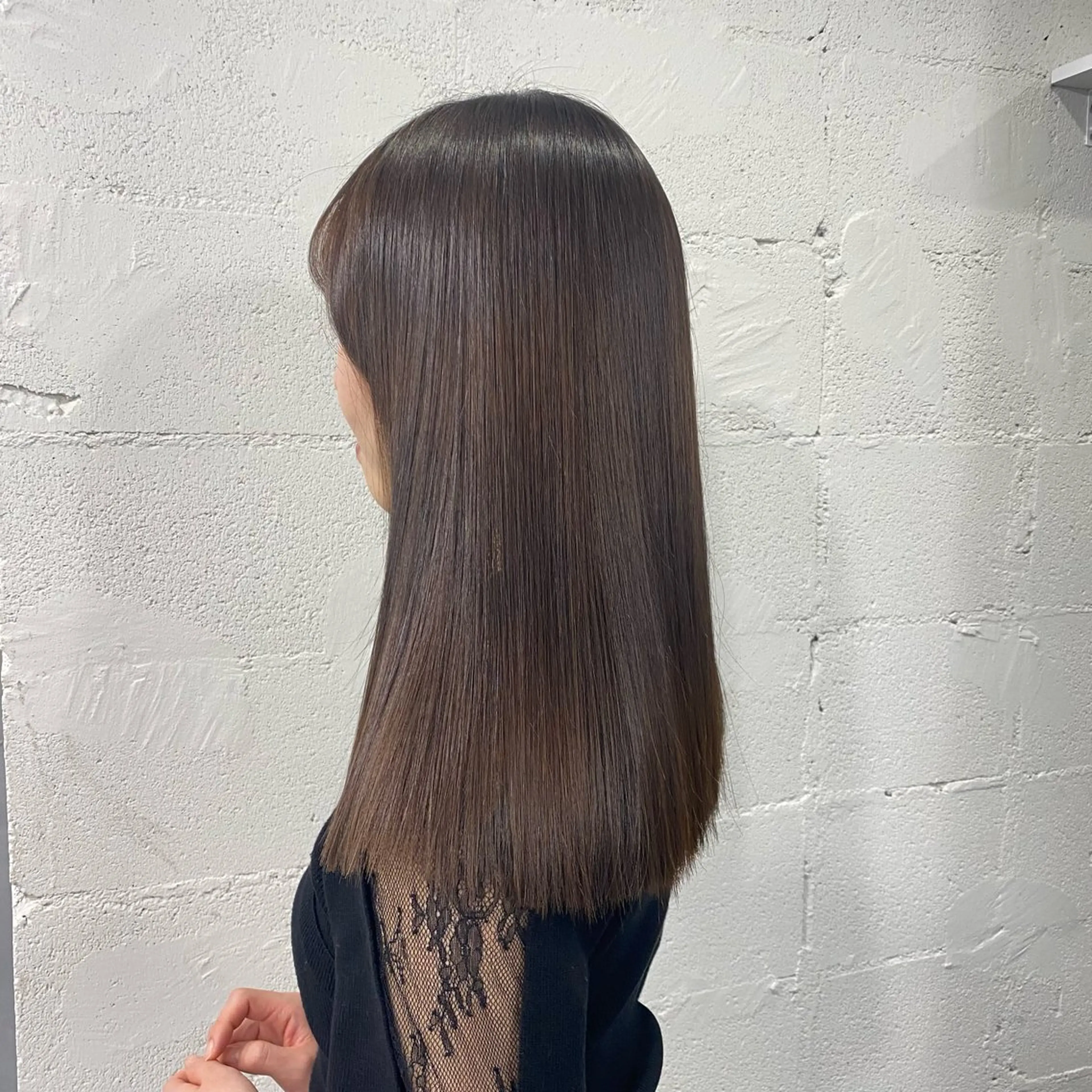 セミロング カラー 髪質改善 ヘアカラー トリートメント 梅田中崎町髪質改善 /オキヒロト/エコルのヘアスタイル