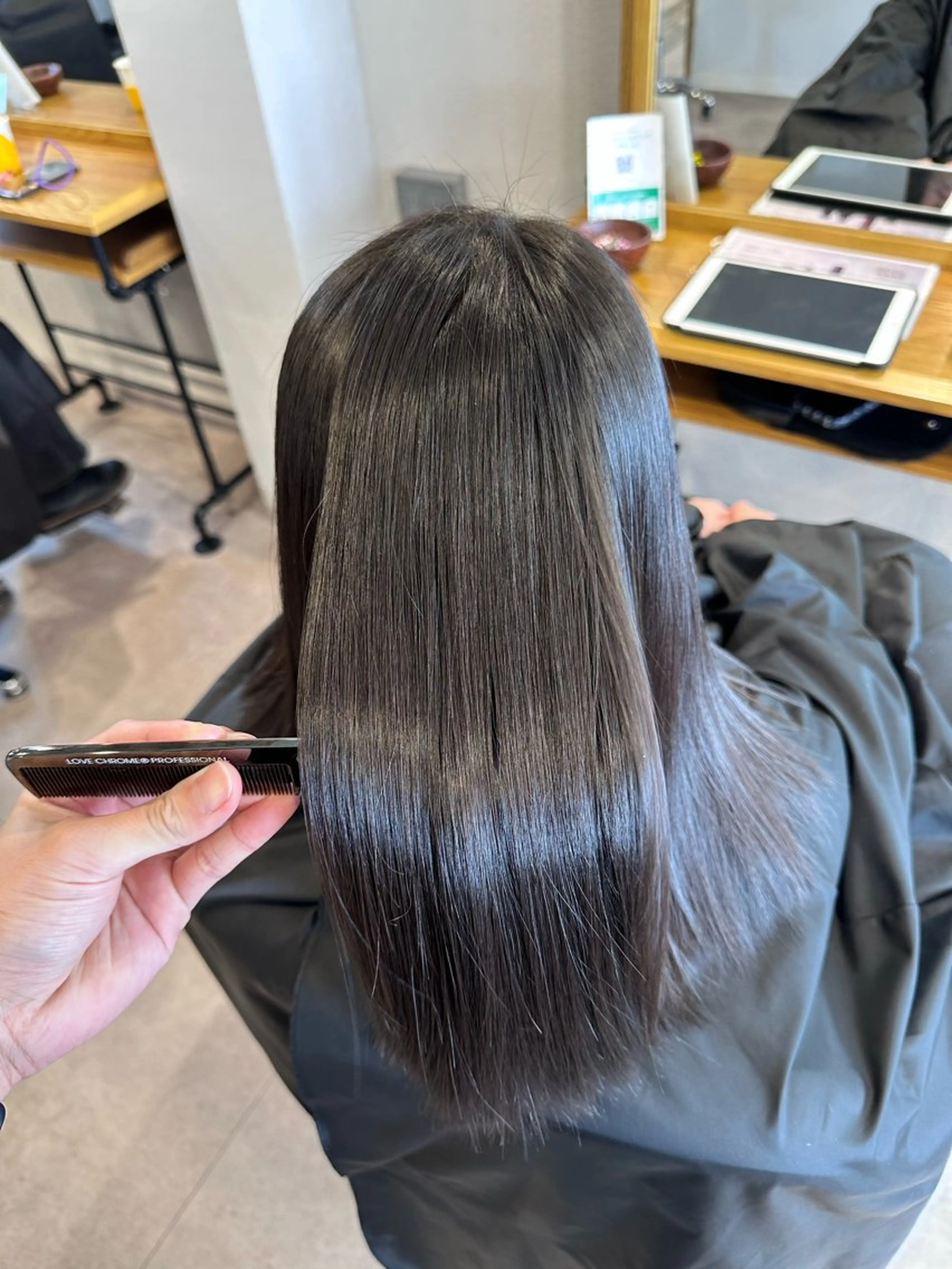 ロング パーマ 《髪質改善・縮毛矯正 /ブリーチ》坂本爽のヘアスタイル