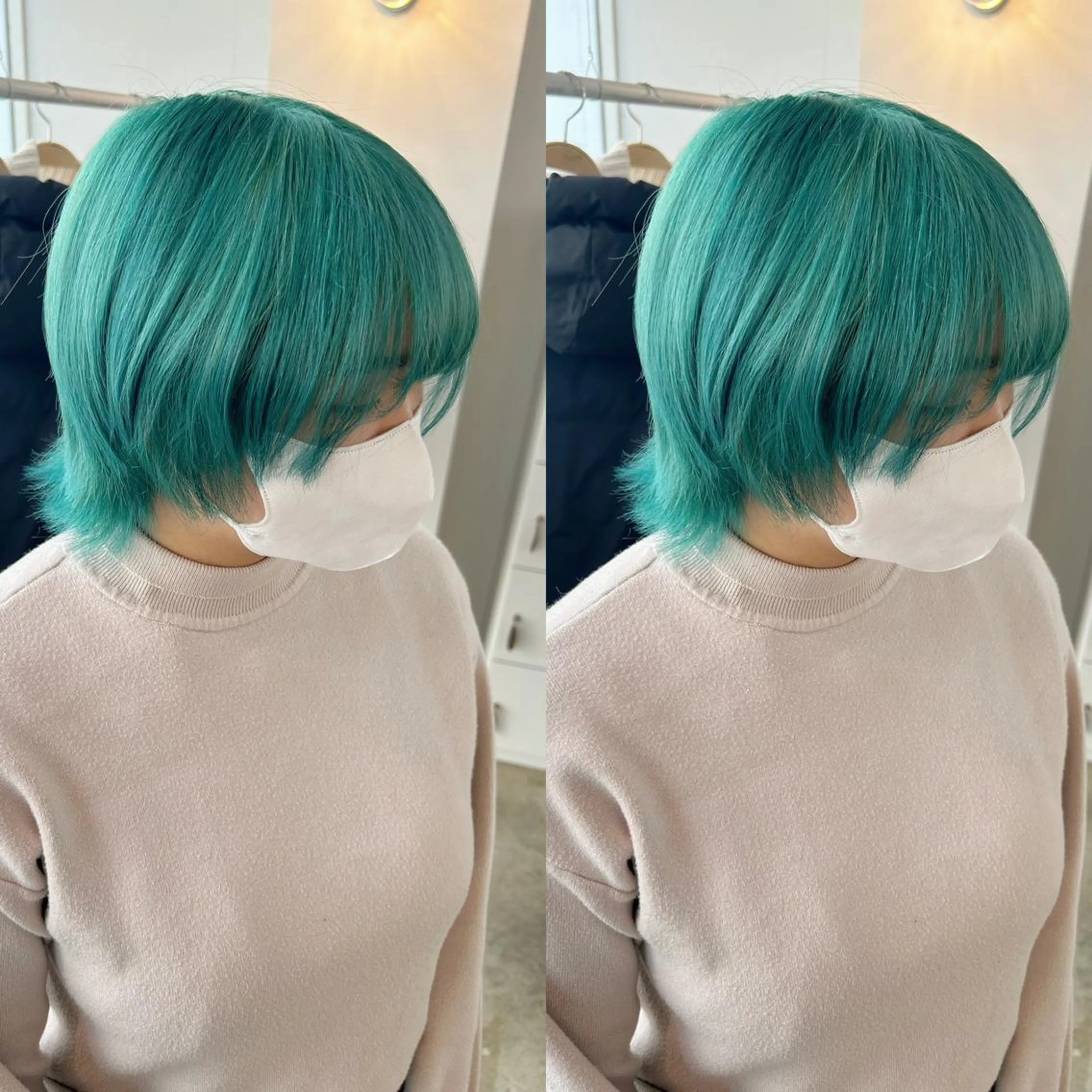 ミディアム カラー ヘアカラー yoriダブルカラー 代表すがわらのヘアスタイル