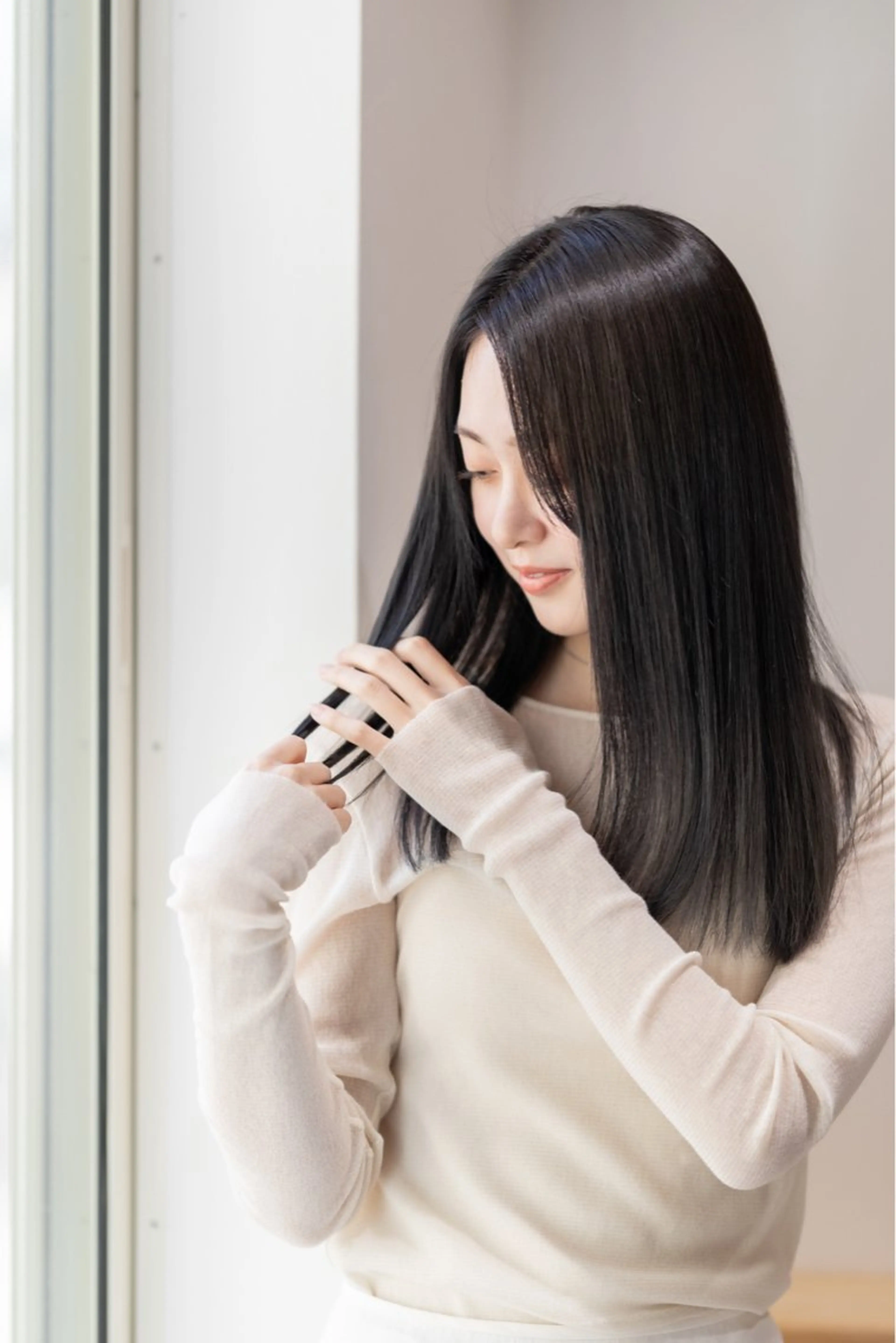 ロング カラー h a k u 大倉 卓人のヘアスタイル