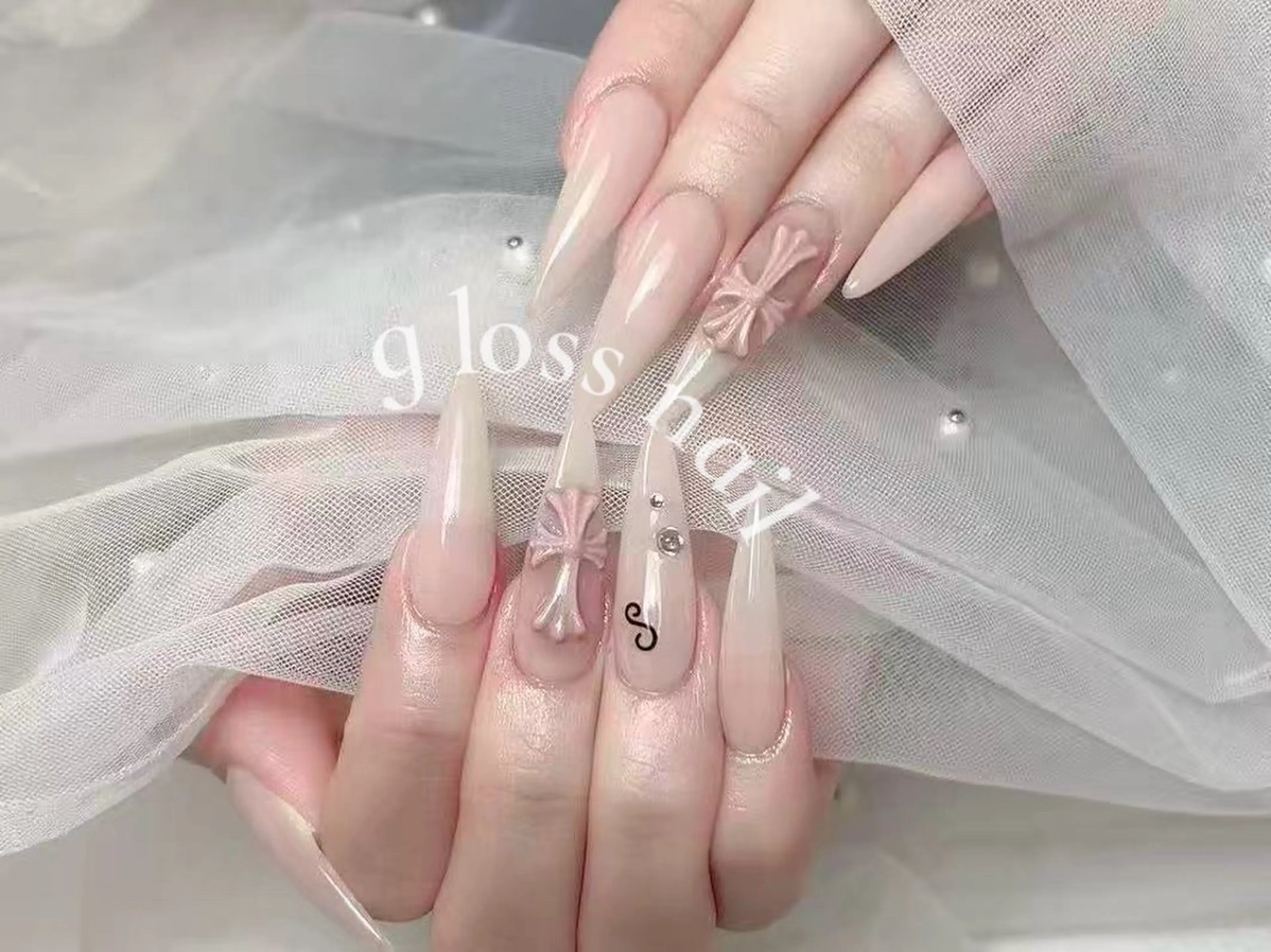 ★チップ長さだし★持ち込みデザイン「アート4本¥ 13980→ ¥ 10980の写真