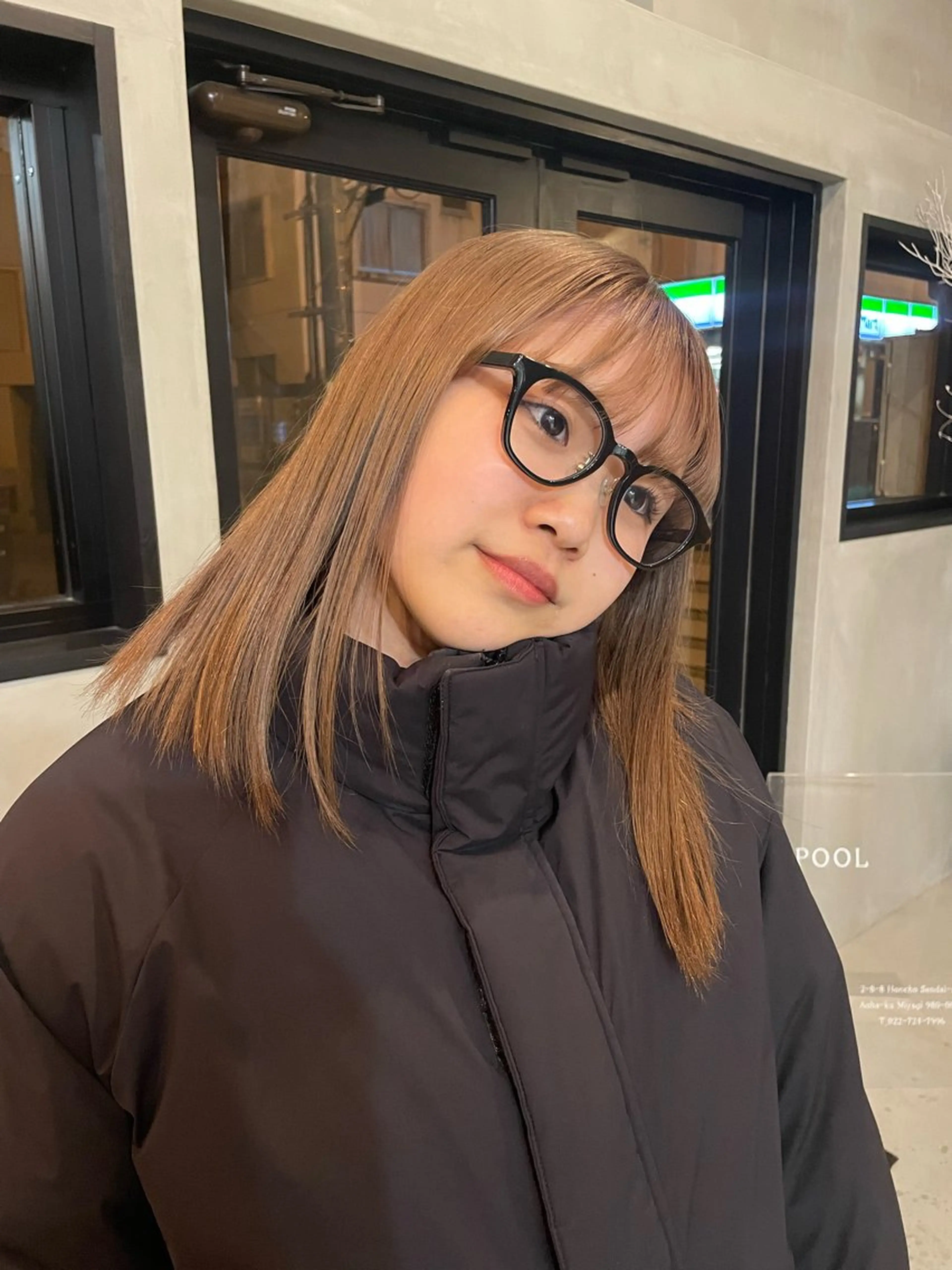 ミディアム 柴田美育/ 0円カットモデル募集のヘアスタイル