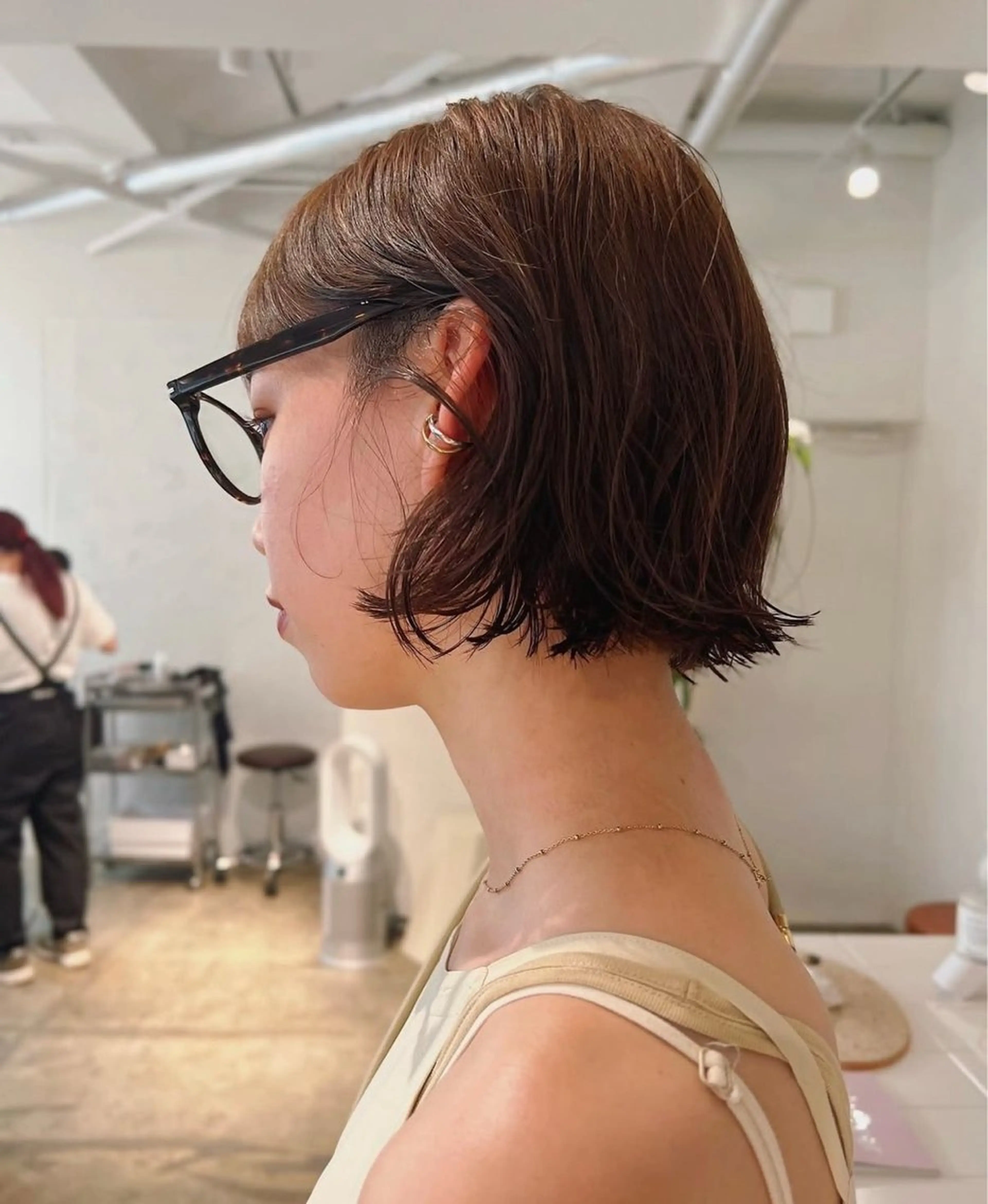 ショート カラー 林 妃和のヘアスタイル