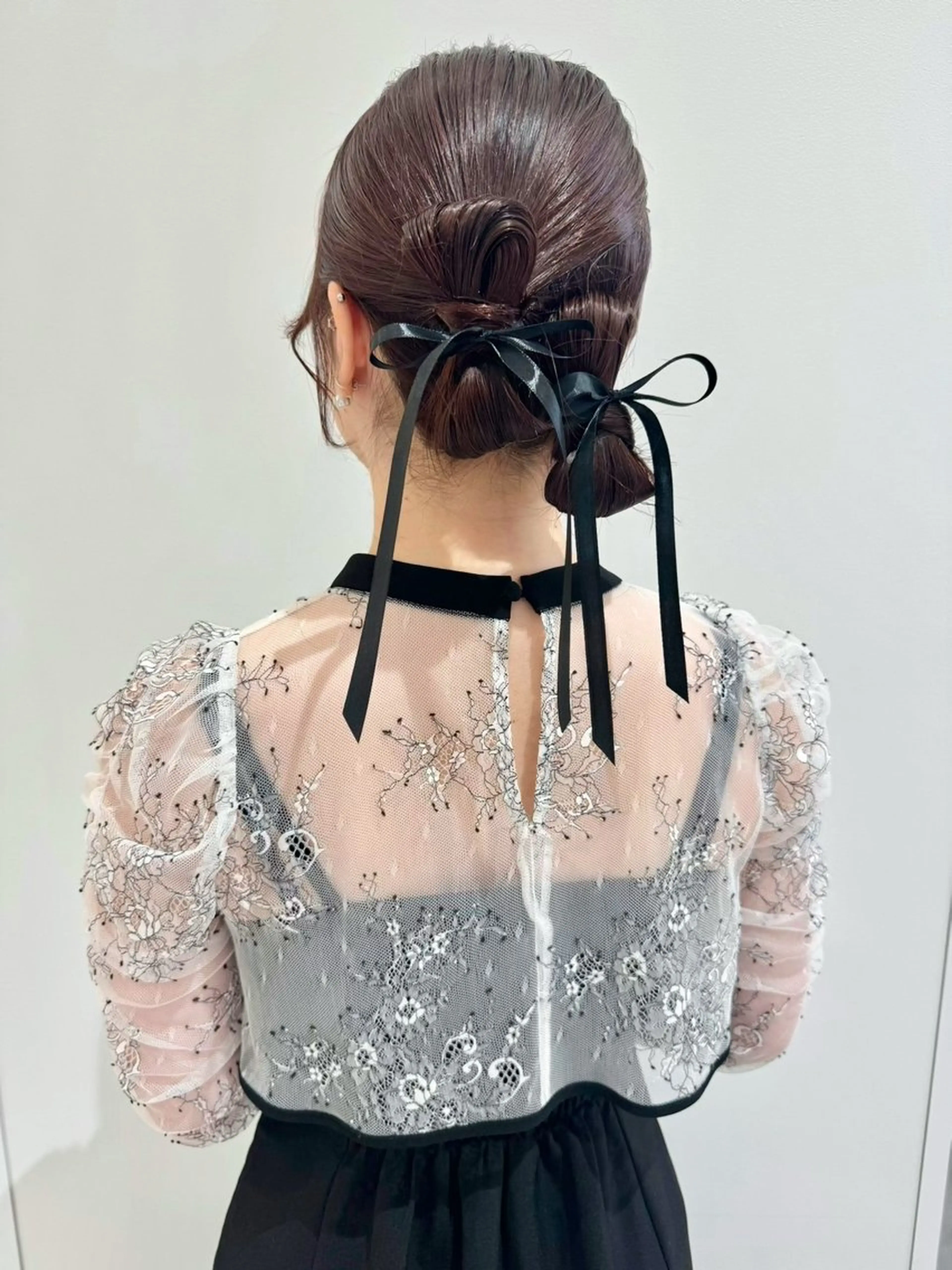 セミロング ヘアアレンジ ヘアセット 🫧髪質改善/縮毛 矯正/RIKOのヘアスタイル