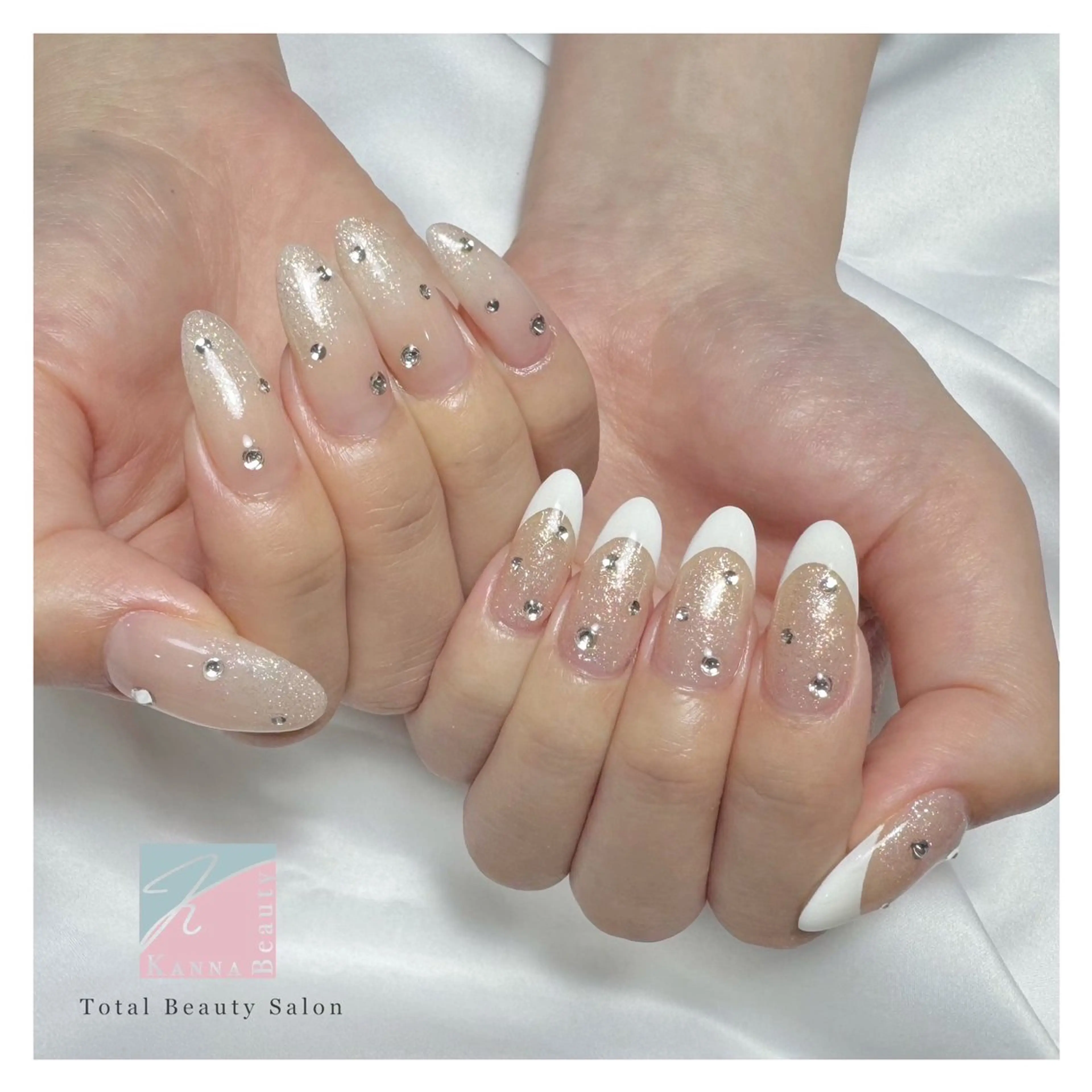 ネイル フットネイル ジェルネイル グラデーション キラキラネイル マグネットネイル Kanna Yuki カンナユキのネイルデザイン