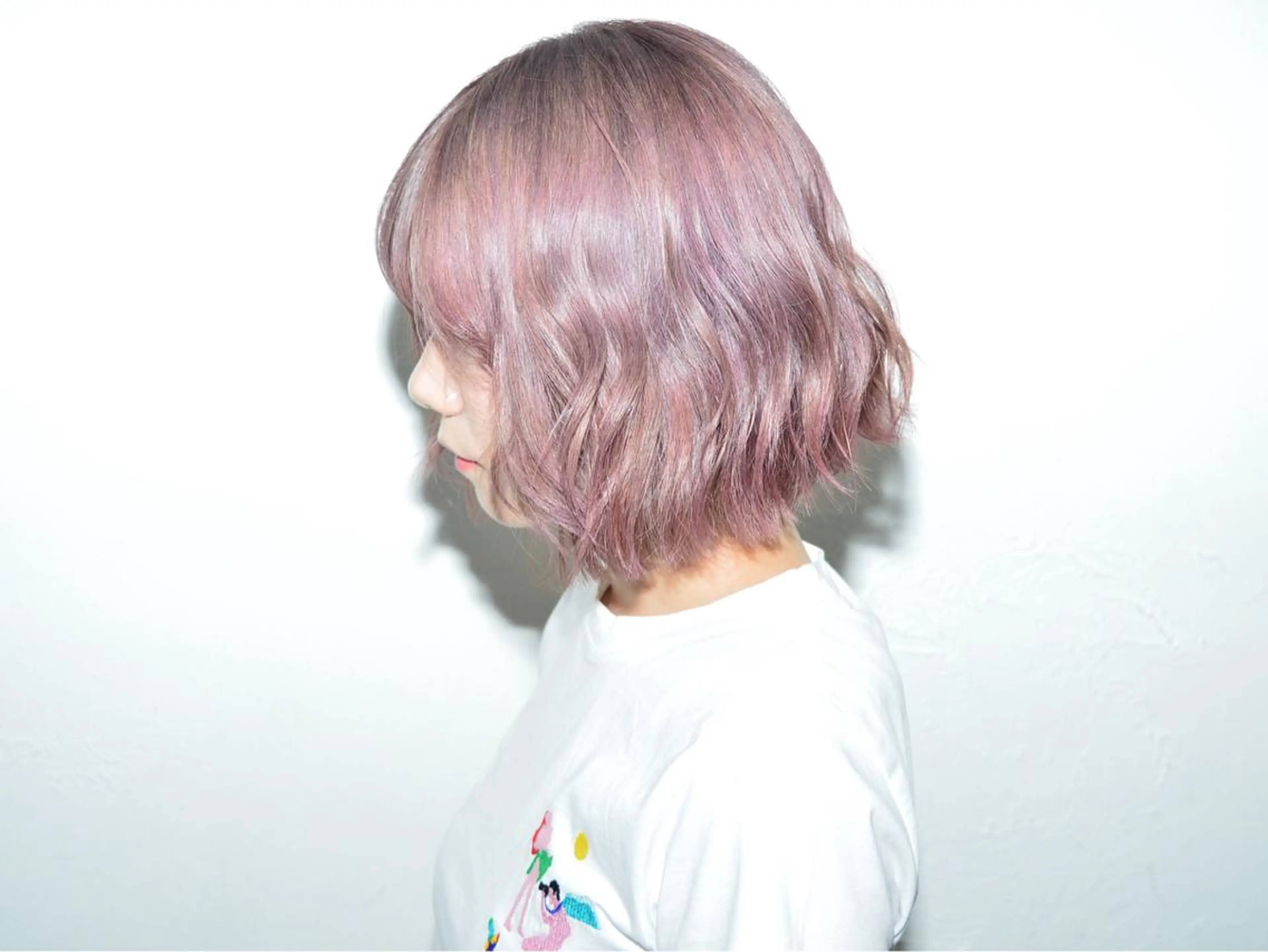 セミロング カラー ラベンダーカラー カット ヘアカラー Hairsalon F＋Moana by　HEADLIGHT所属・salonF 🔸hamaのマツエク・マツパデザイン