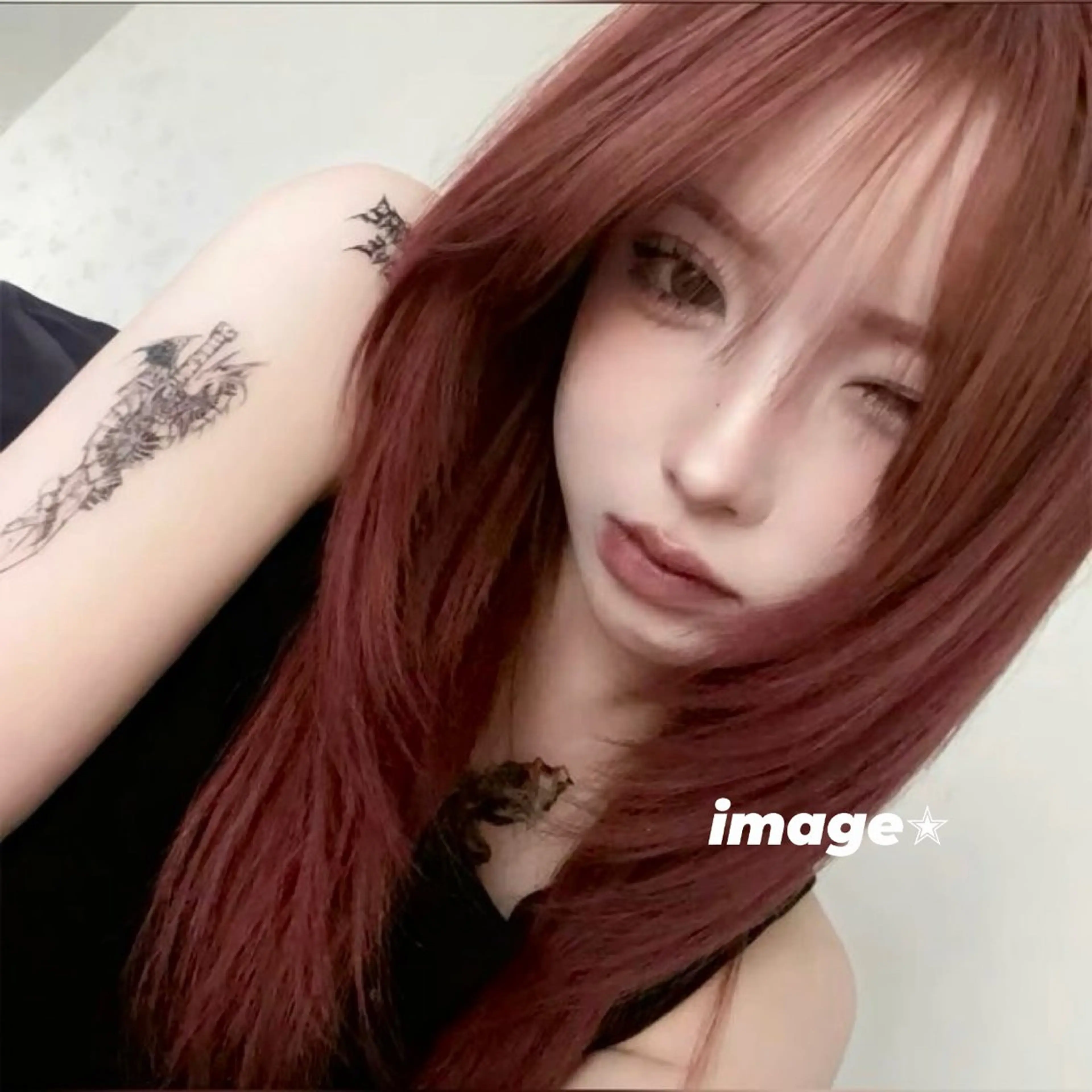 カラー 暖色/韓国ヘア /MIKAGE🩶のヘアスタイル