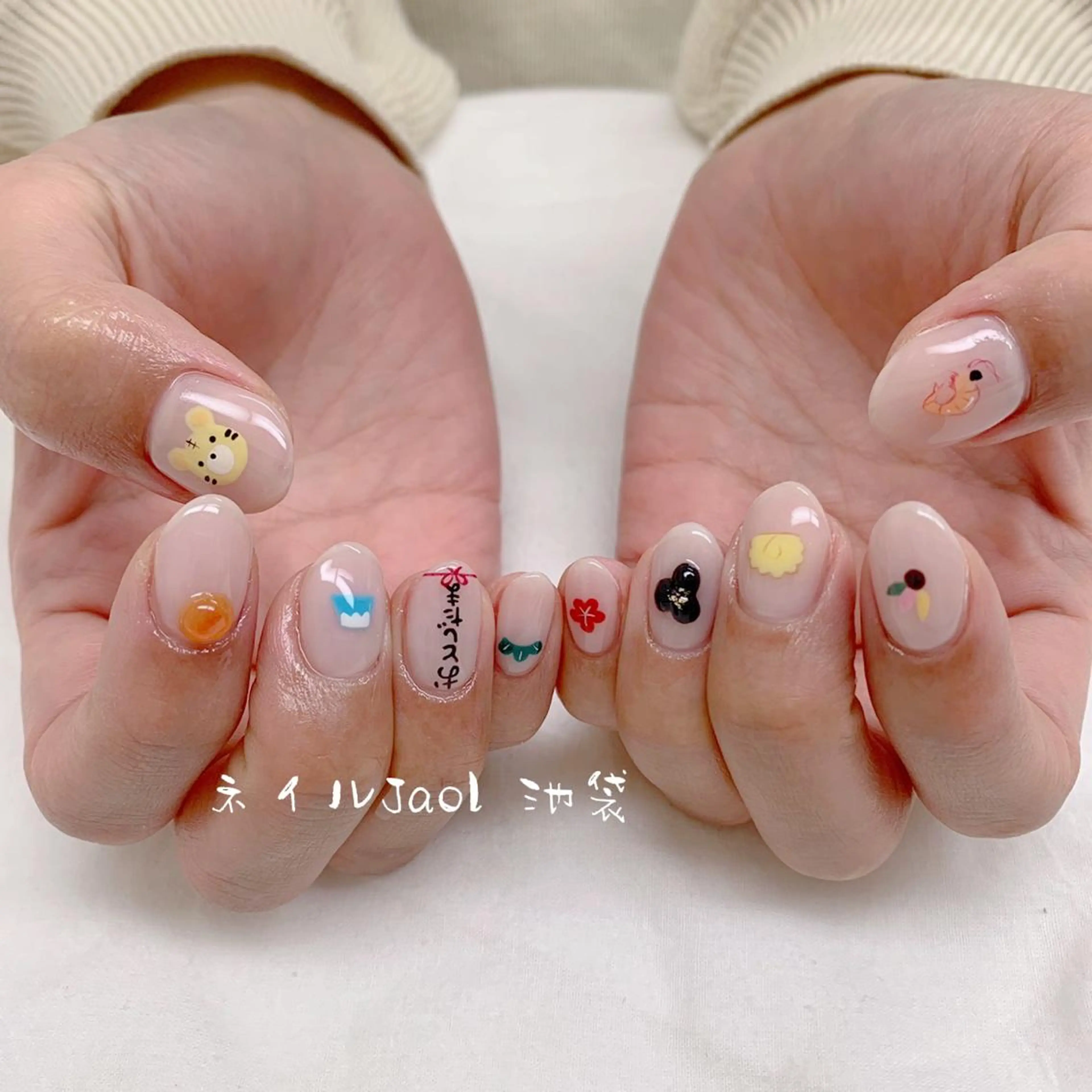 ミディアム ネイルJaol 池袋のネイルデザイン