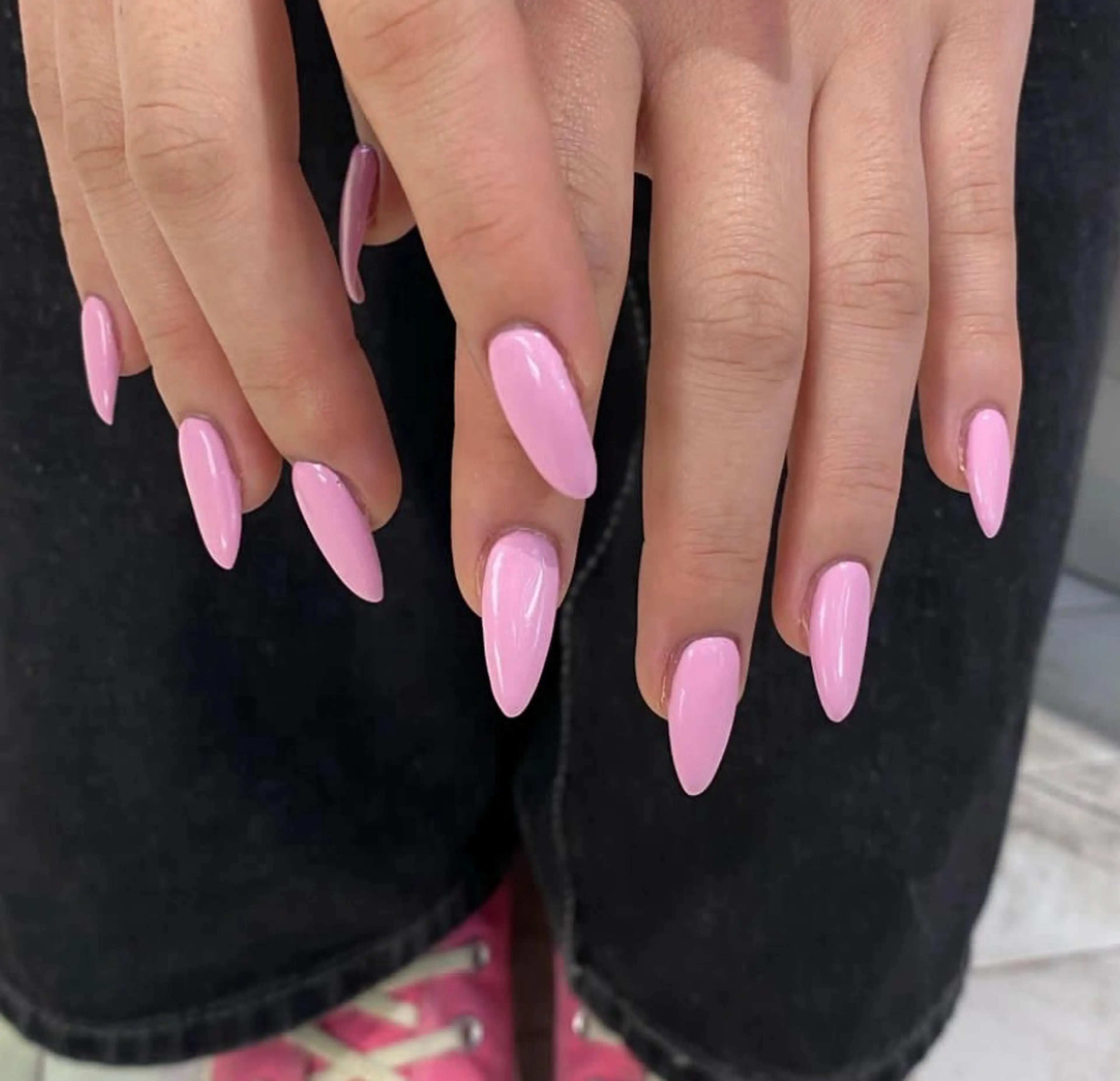 💕✨one color nailの写真