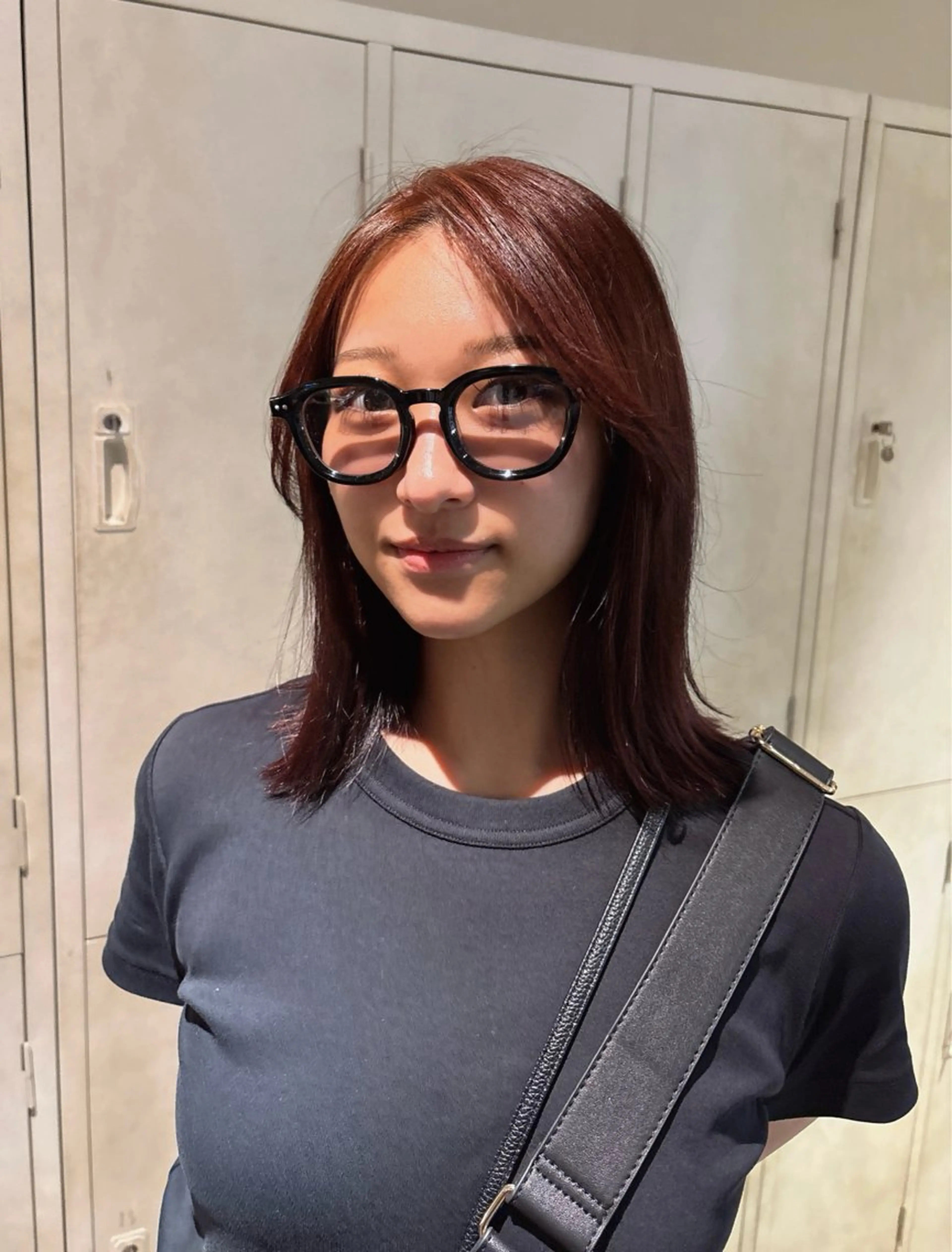 セミロング カット ヘアカラー 🎀韓国レイヤー/透 明感カラー/airiのヘアスタイル