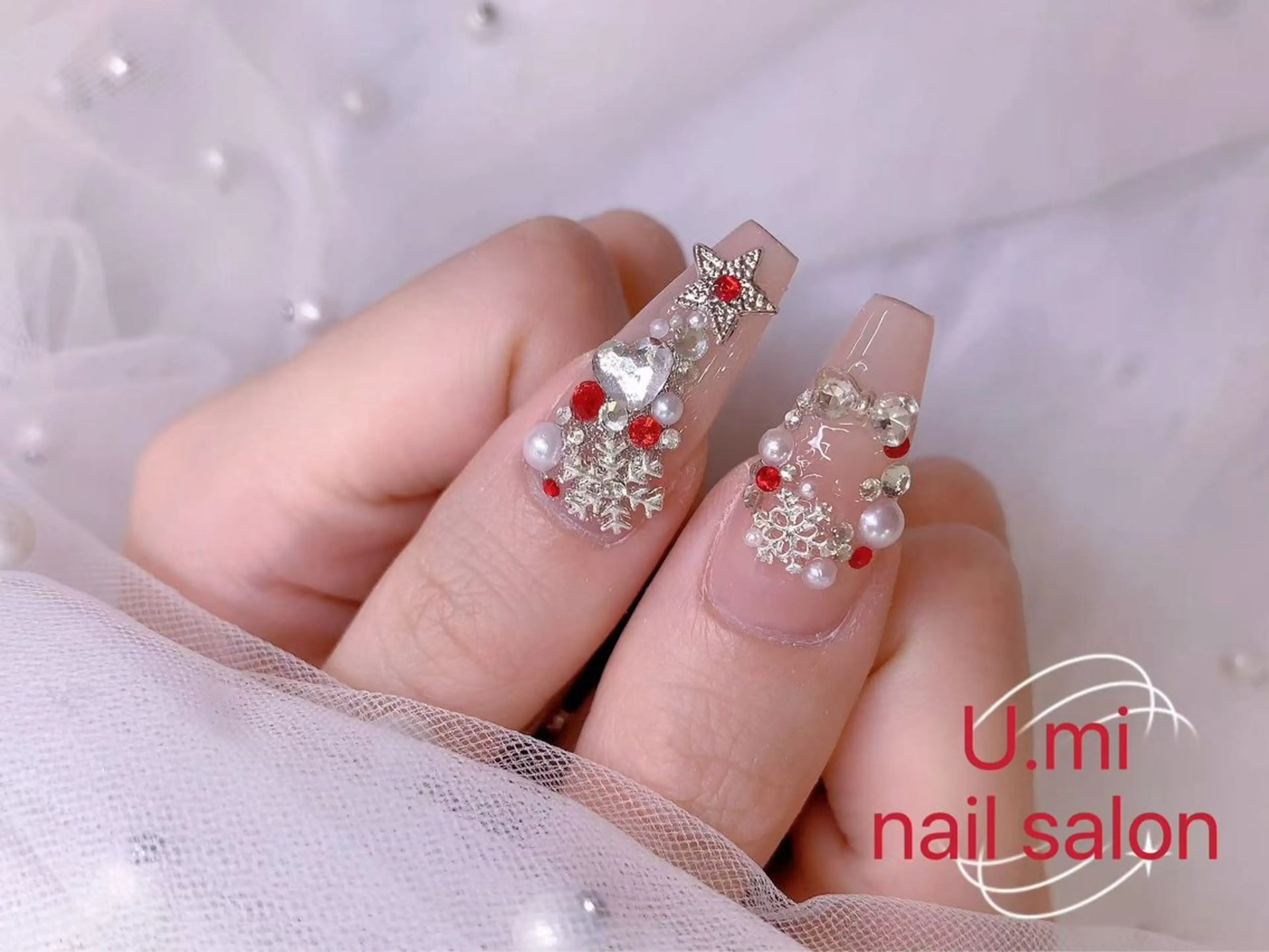 ネイル U・mi nail salon【長さ出し/パラジェル/持ち込み/定額ネイル/学割U24】所属・Uminail ゆうゆうのネイルデザイン