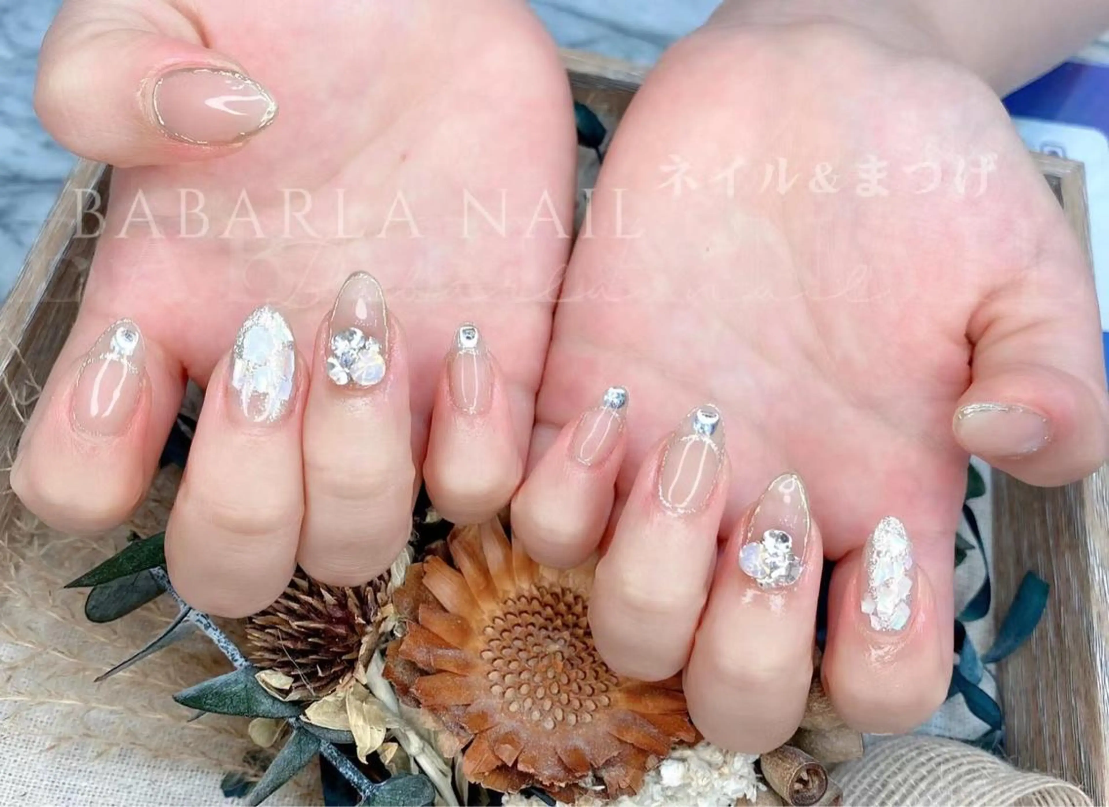 ネイル クリアネイル Babarla nailのネイルデザイン
