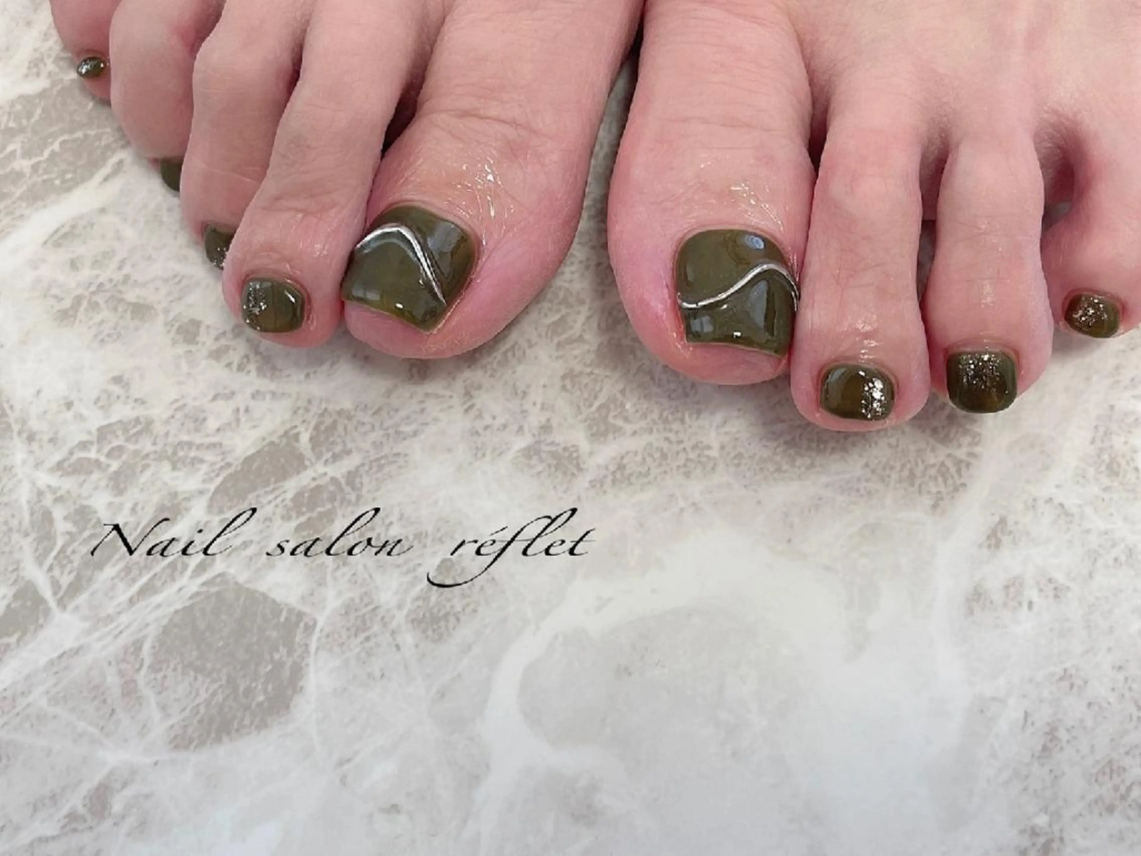 ネイル フットネイル Nailsalon Lebelのネイルデザイン