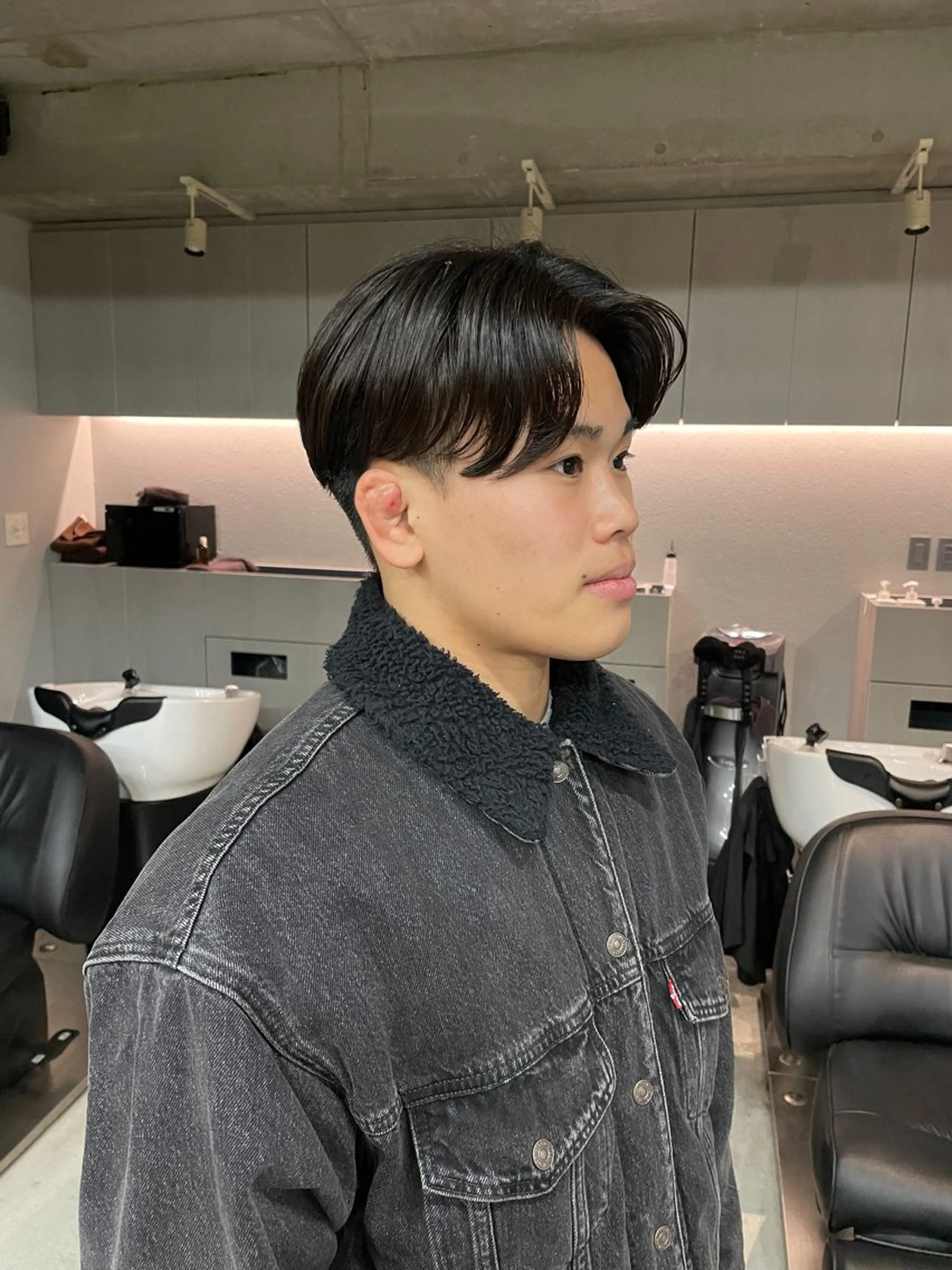 ショート カラー パーマ メンズ カット ヘアカラー トリートメント 表参道🌿赤み消し カラー/チナツのヘアスタイル