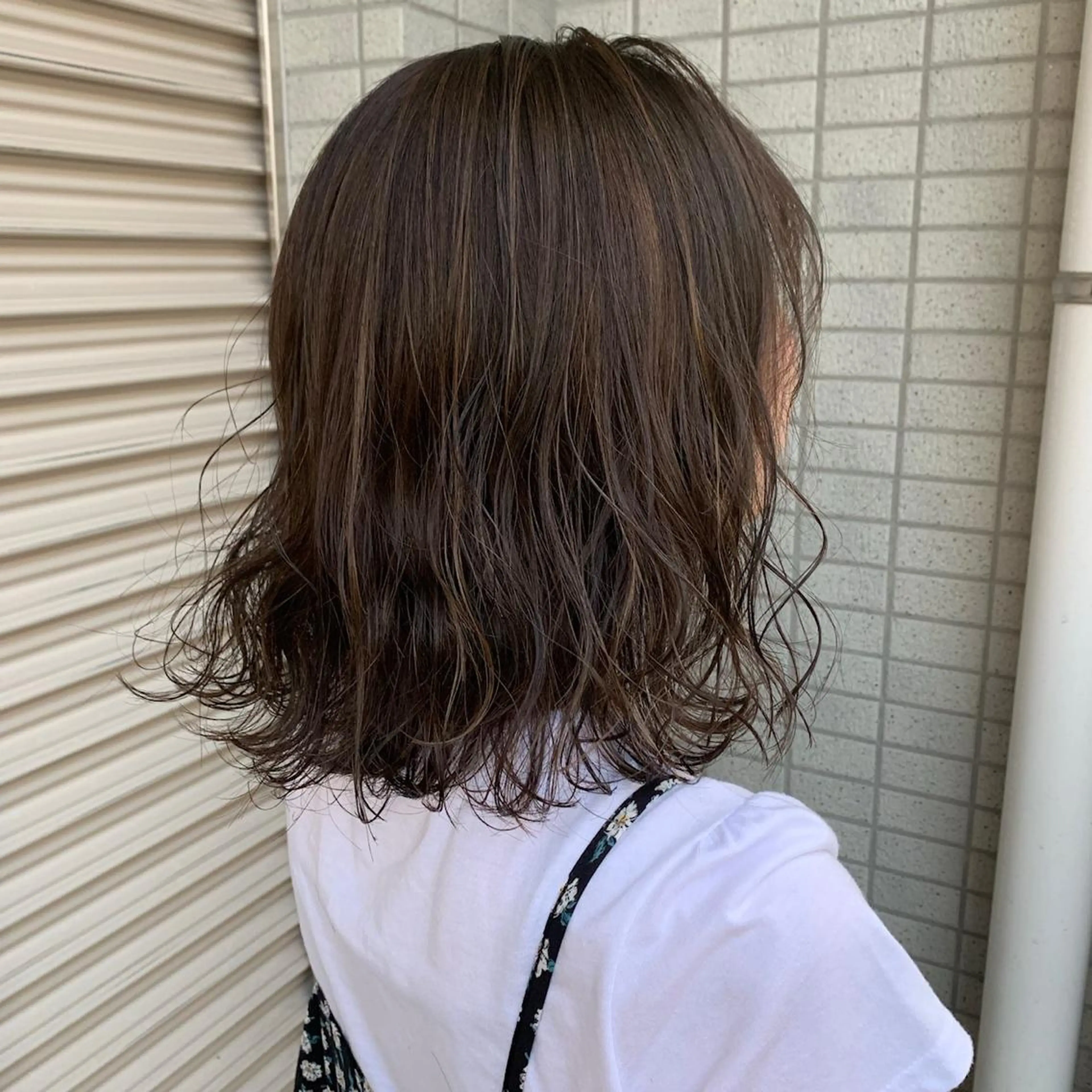 ミディアム カラー 艶髪レイヤー上田 紗也🇰🇷💗のヘアスタイル