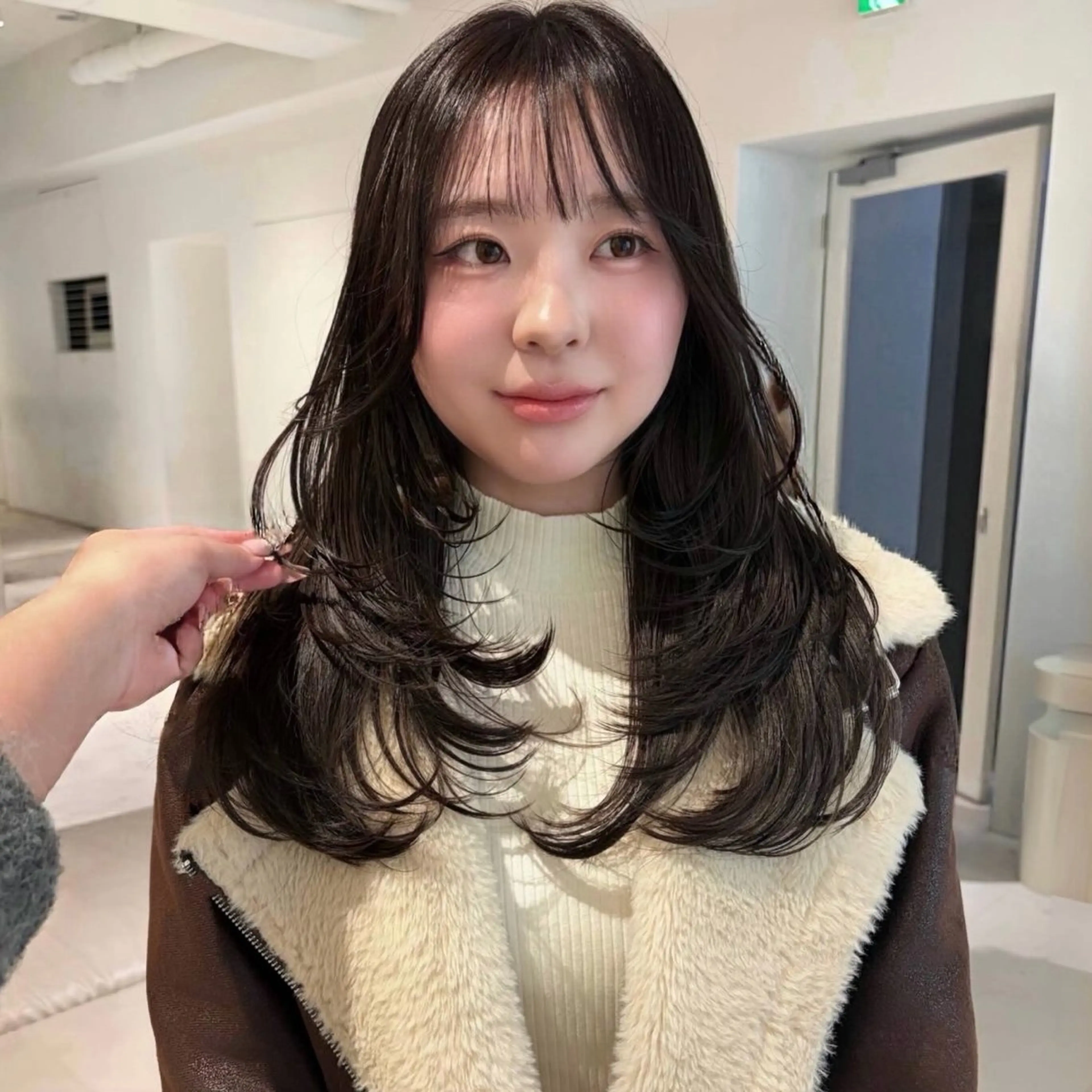 ロング カット ヘアカラー トリートメント haruko🎀⌇ レイヤーカットのヘアスタイル