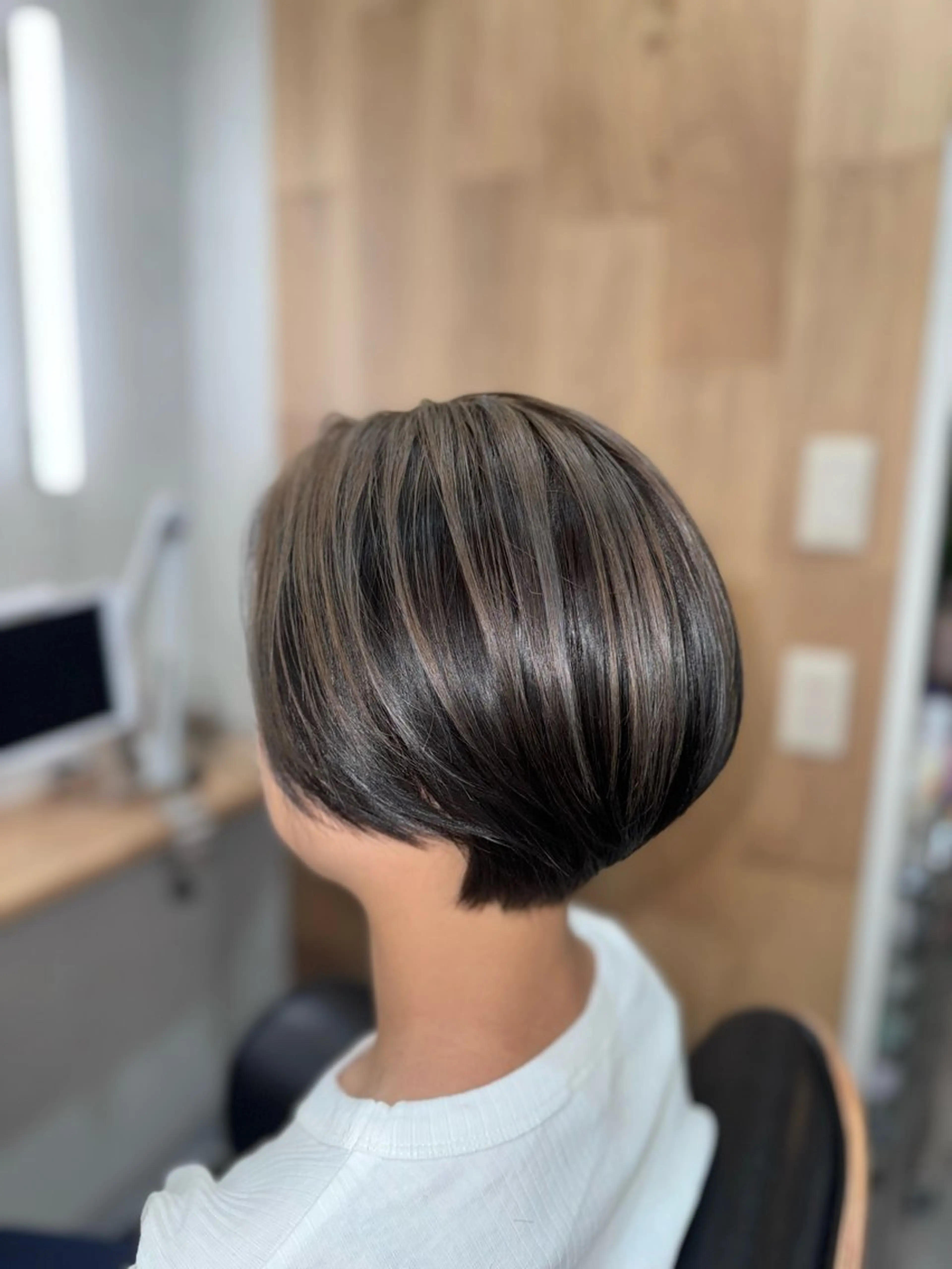 ショート レイヤーカット ショートヘア 多賀 順平のヘアスタイル