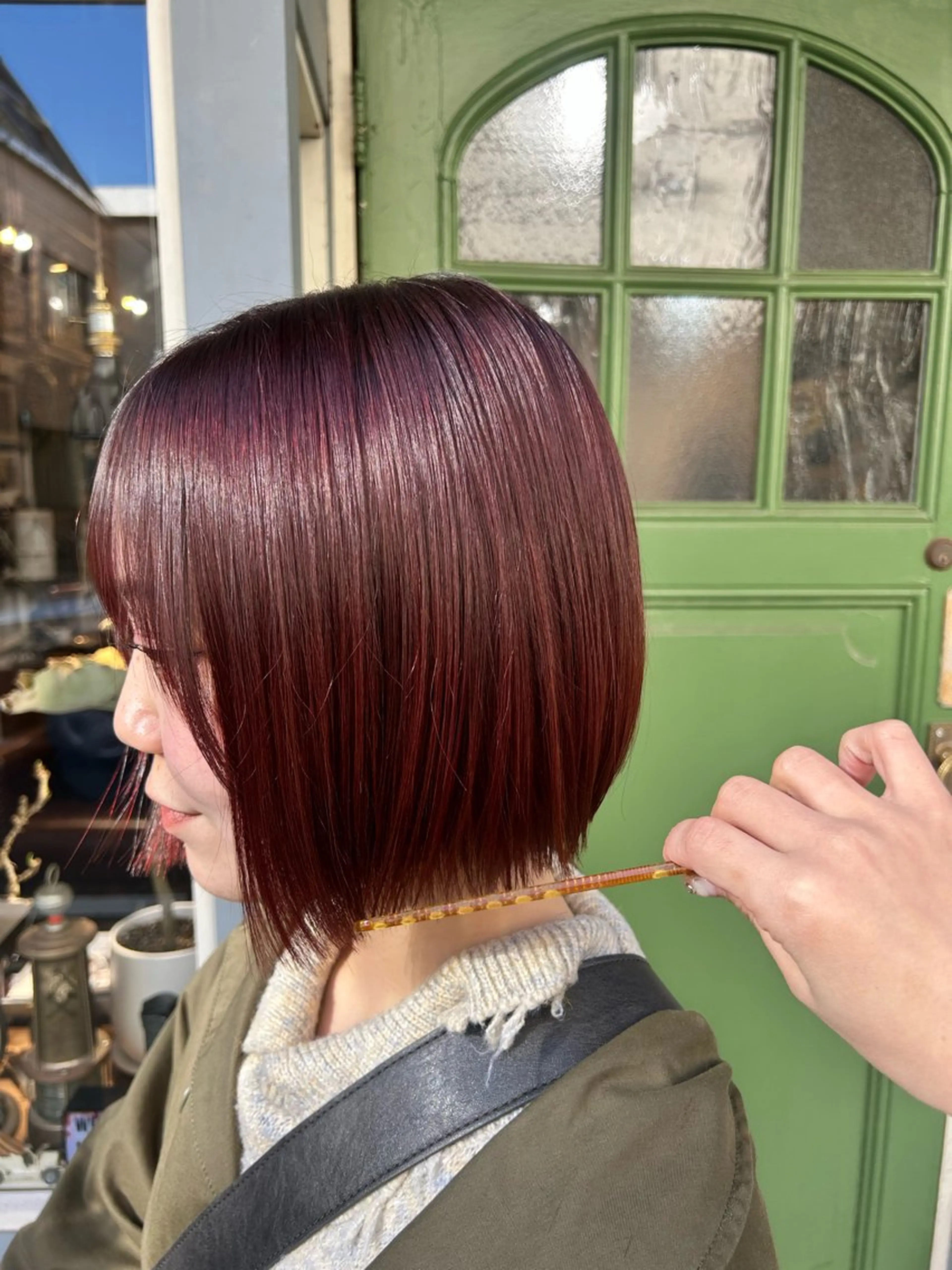 ショート カラー ヘアカラー 清水千優/パーマ/透 明感カラー/メンズのヘアスタイル