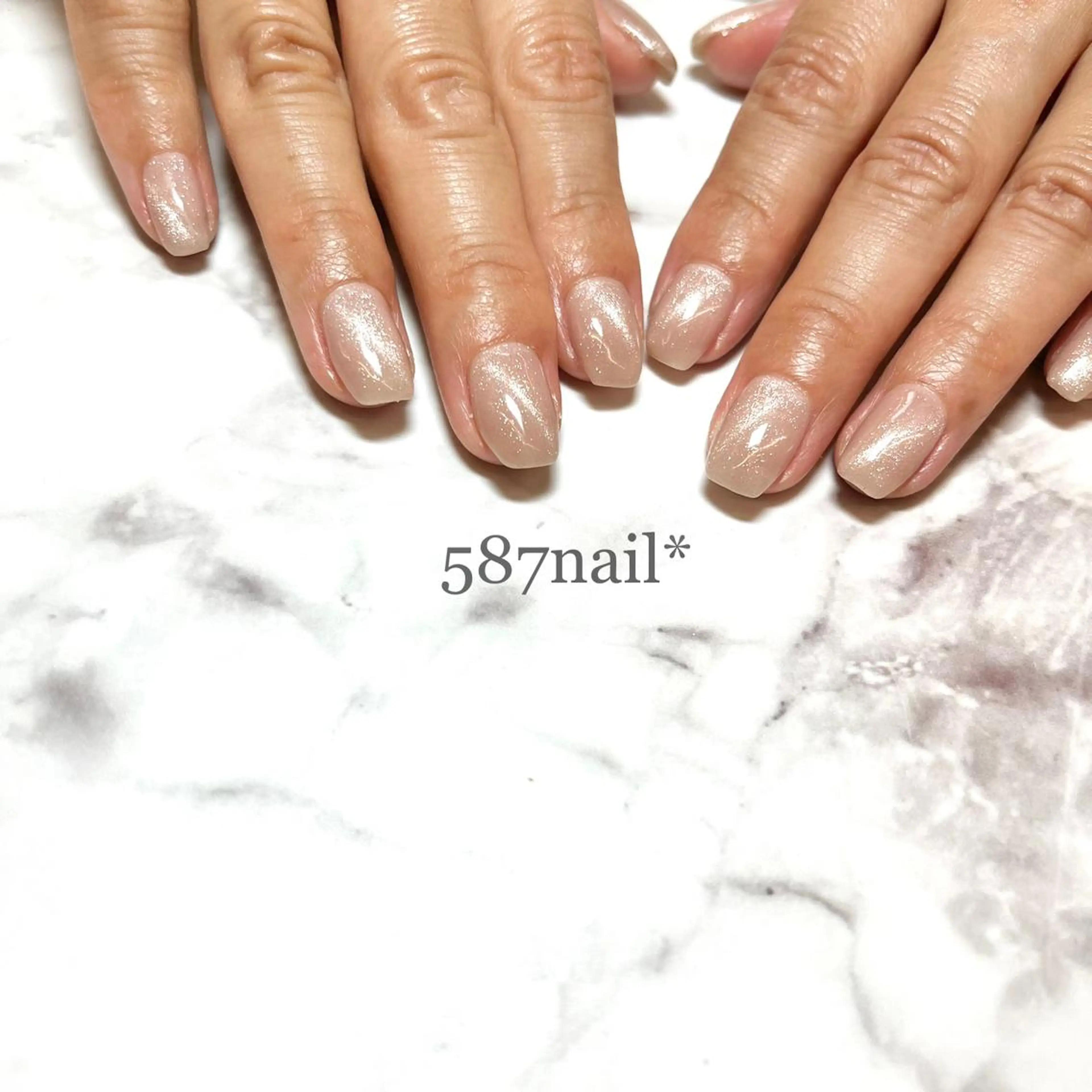 ネイル マグネットネイル 587nail *のネイルデザイン