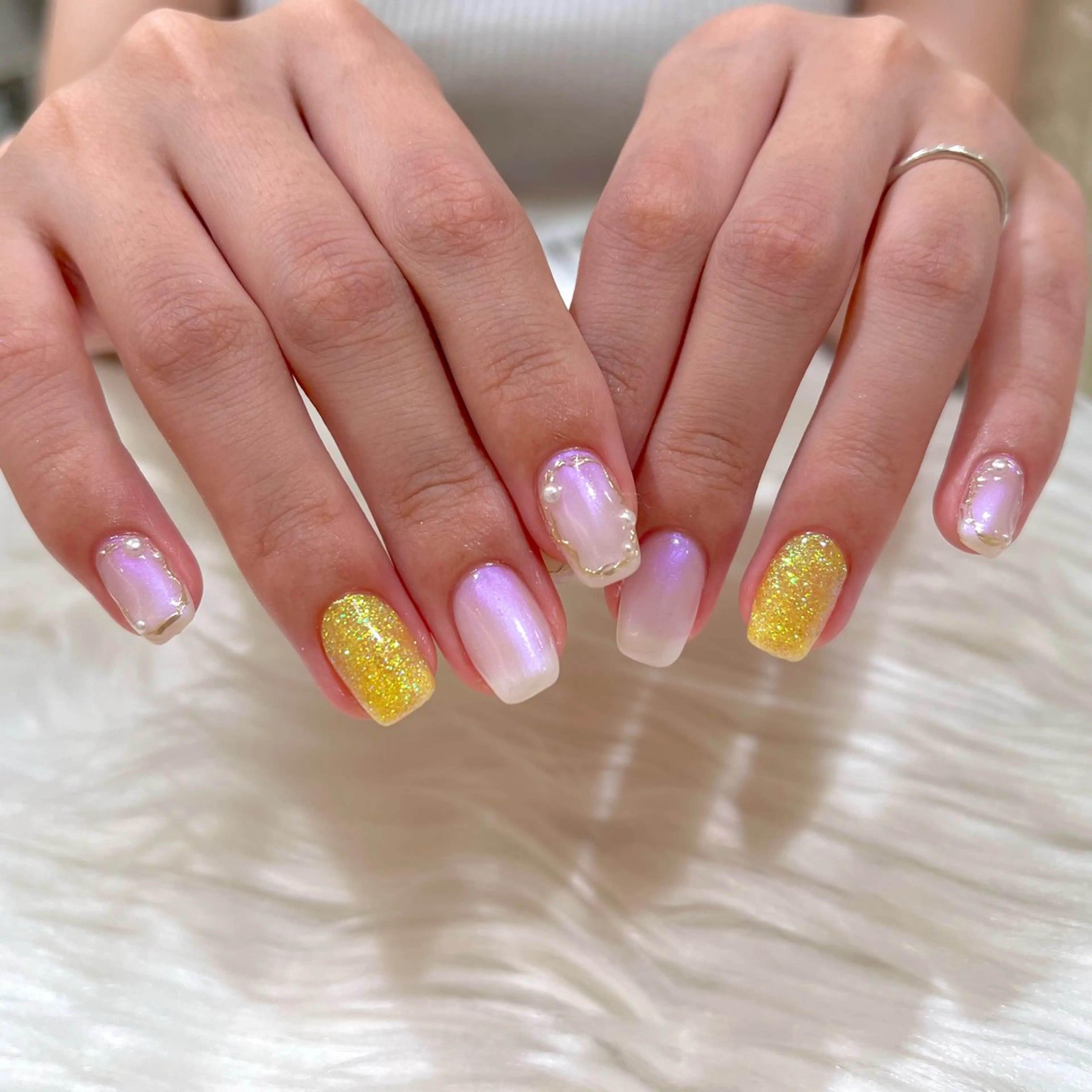 ネイル アートネイル ワンカラーネイル 田中 夏海のネイルデザイン