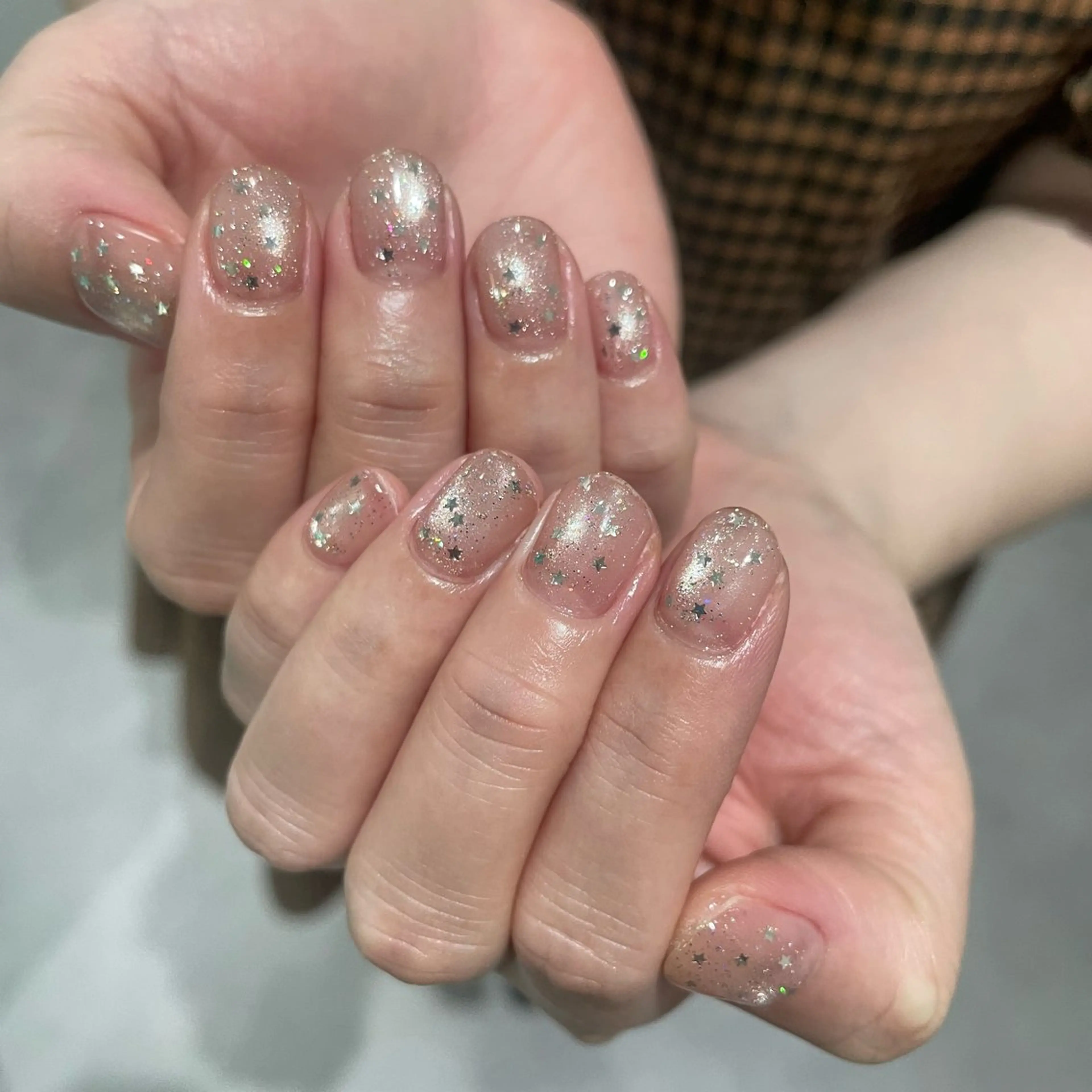 ネイル マグネットネイル 八潮市ショートネイル 🌼AKANEのネイルデザイン