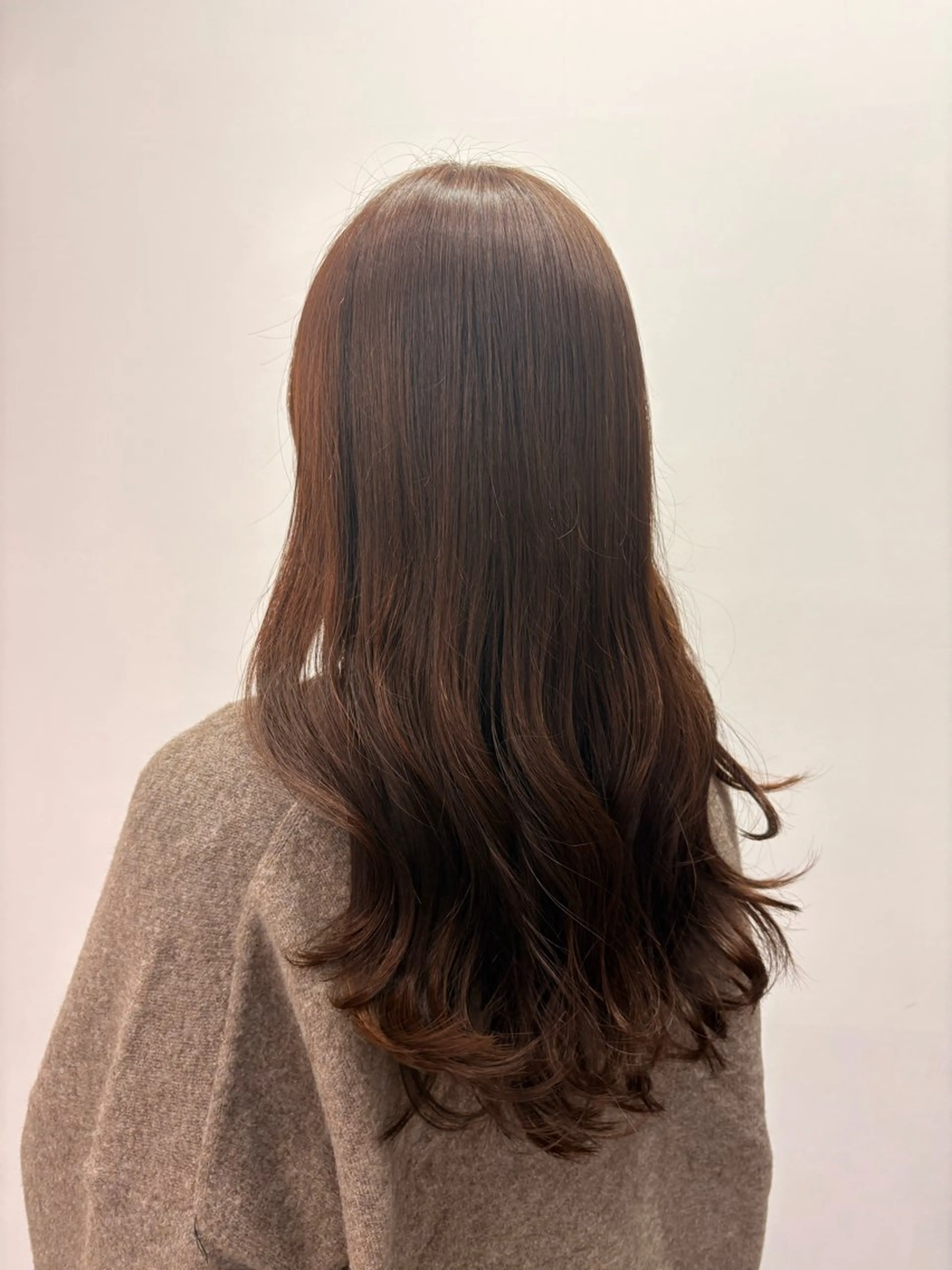 カラー ブラウンカラー カット ヘアカラー ミディアムレイヤー/ 艶カラーNorikaのヘアスタイル