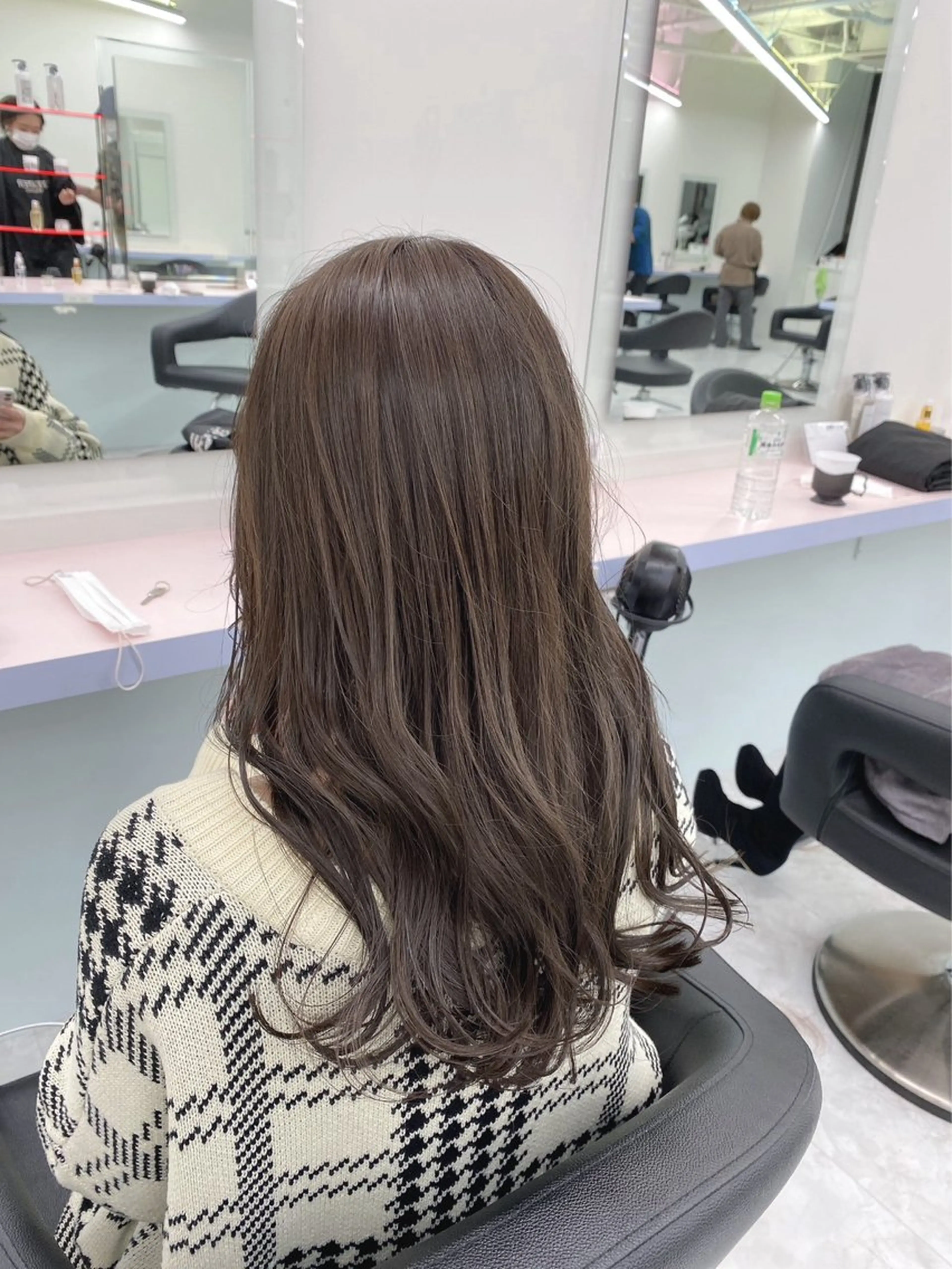 ロング カラー パーマ ヘアアレンジ メンズ 🤍透明感カラー🤍 似合わせ🤍AINEのヘアスタイル