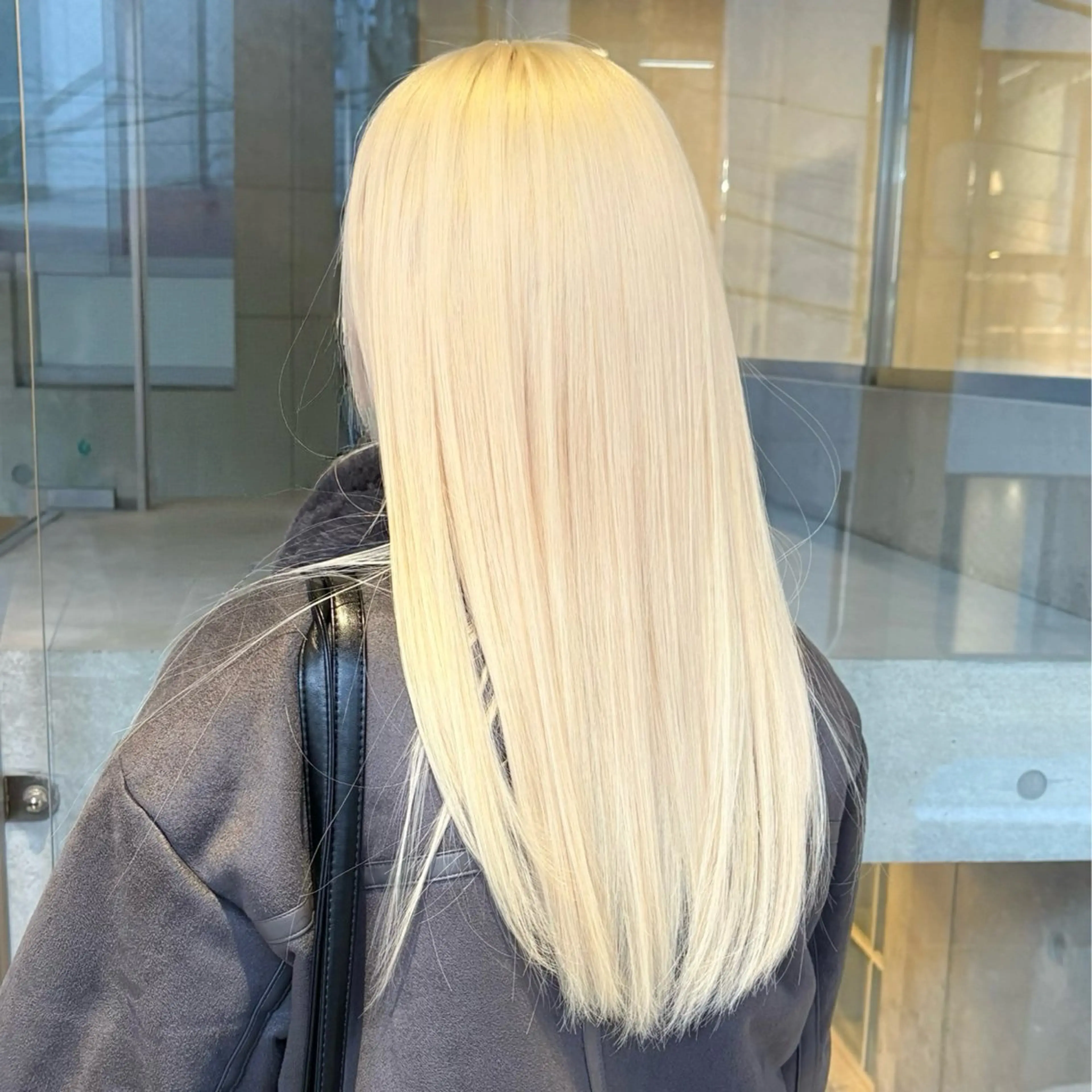 ロング ヘアカラー トリートメント 垢抜け透明感カラー 🧚🏻‍♀️ミユウのヘアスタイル