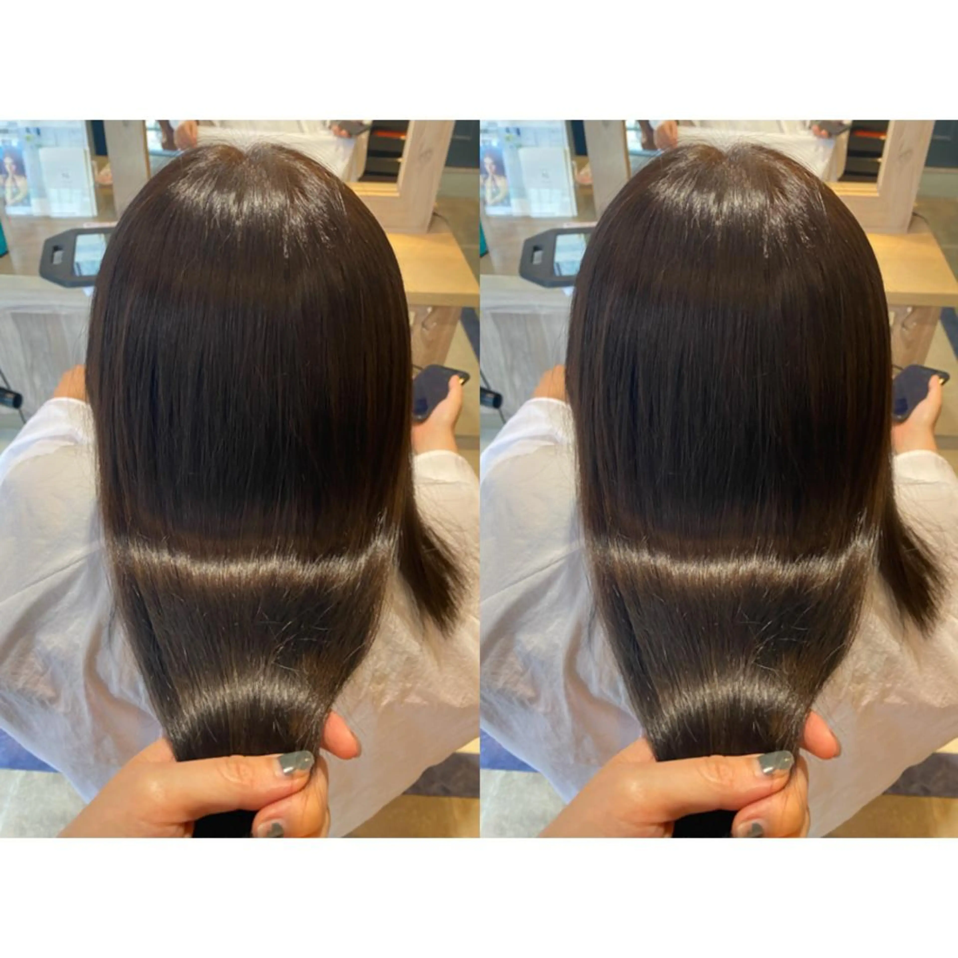 カラー ブラウンカラー ヘアカラー トリートメント 🐻結んで可愛い hair EMI🐻のヘアスタイル