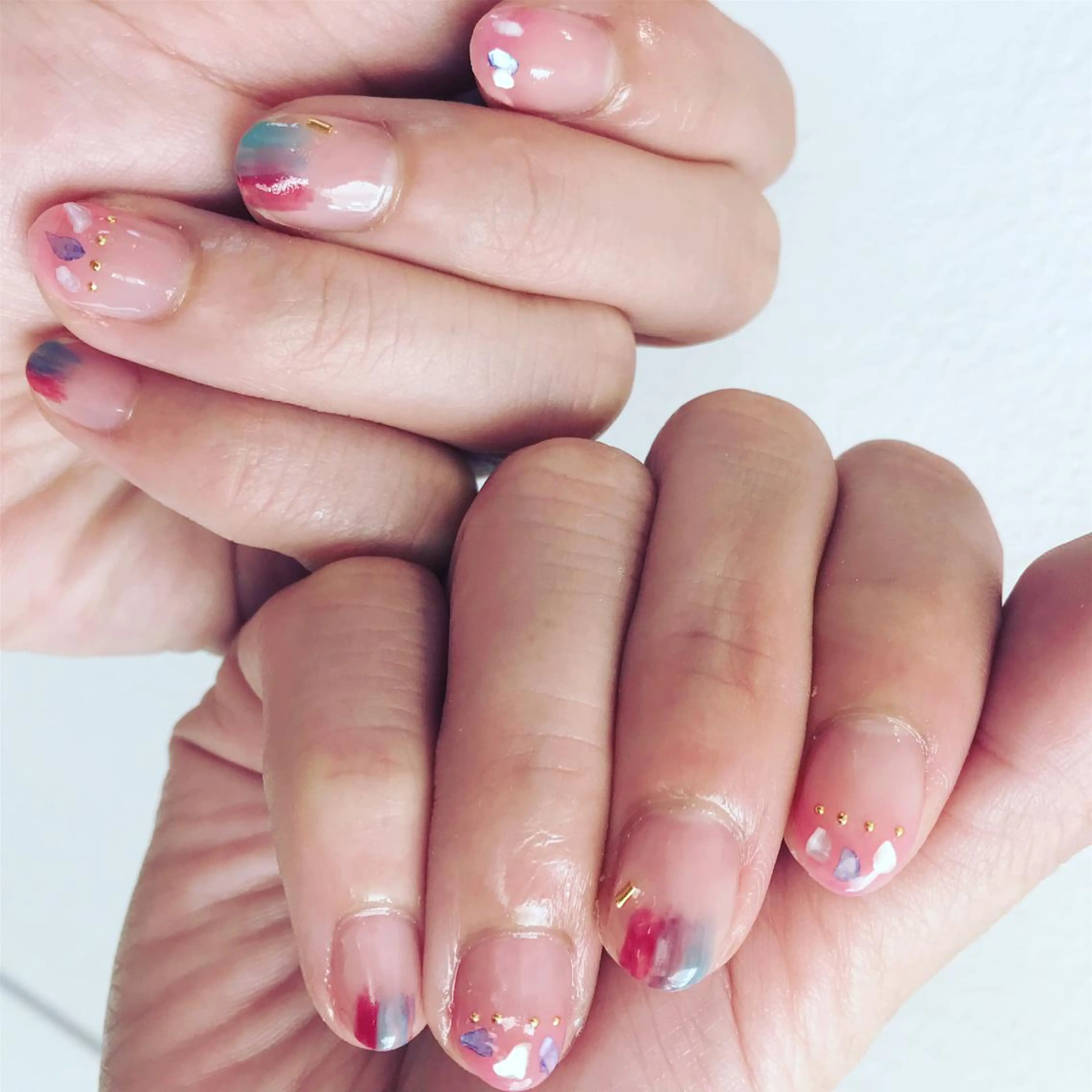 ネイル クリアネイル ニュアンスネイル Picasso nailのネイルデザイン