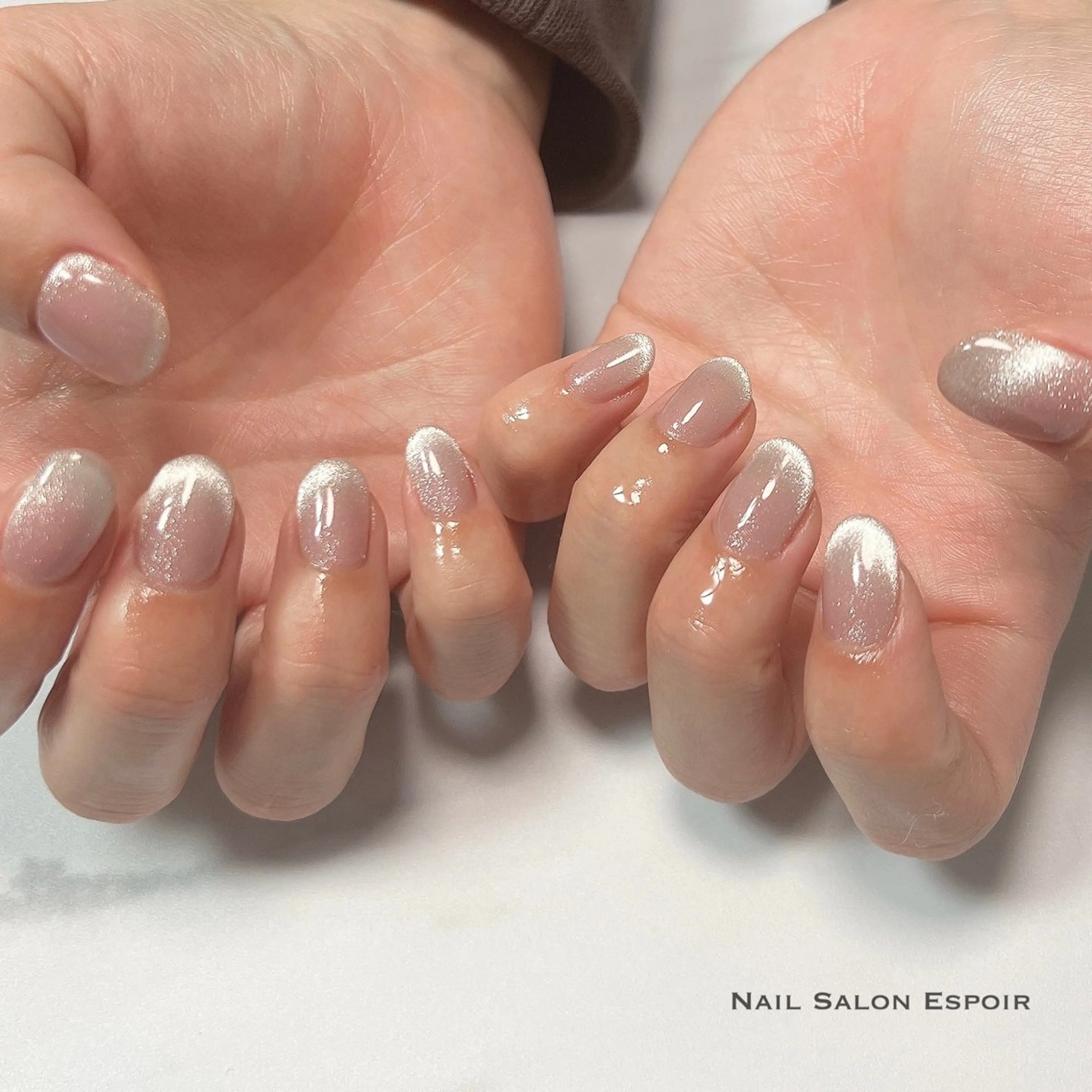 ネイル フレンチネイル マグネットネイル ハンドネイル Nail Salon Espoir所属・Nail Salon Espoirのネイルデザイン