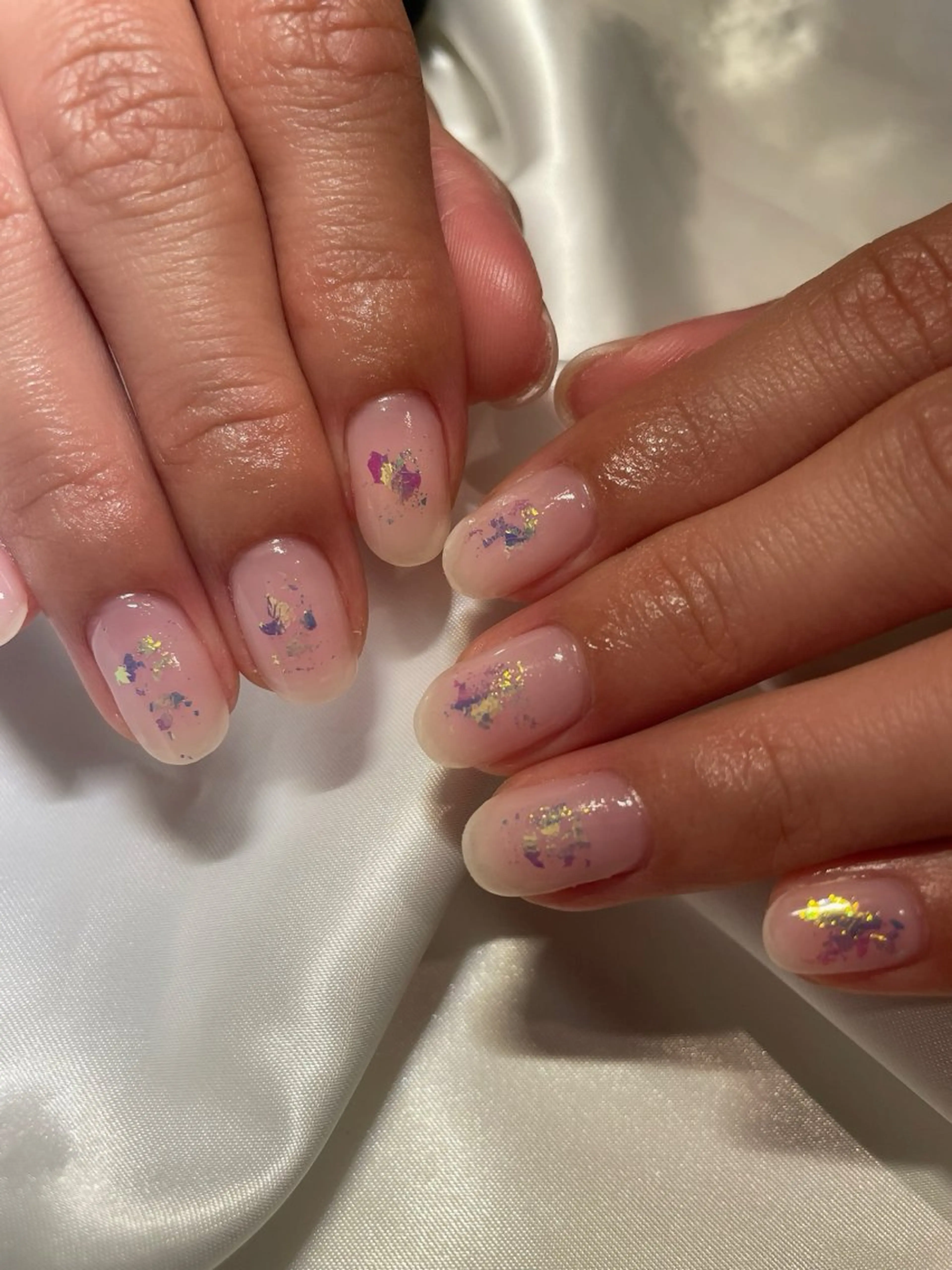 ネイル オーロラネイル ハンドネイル ROPE nail ロペネイルのネイルデザイン