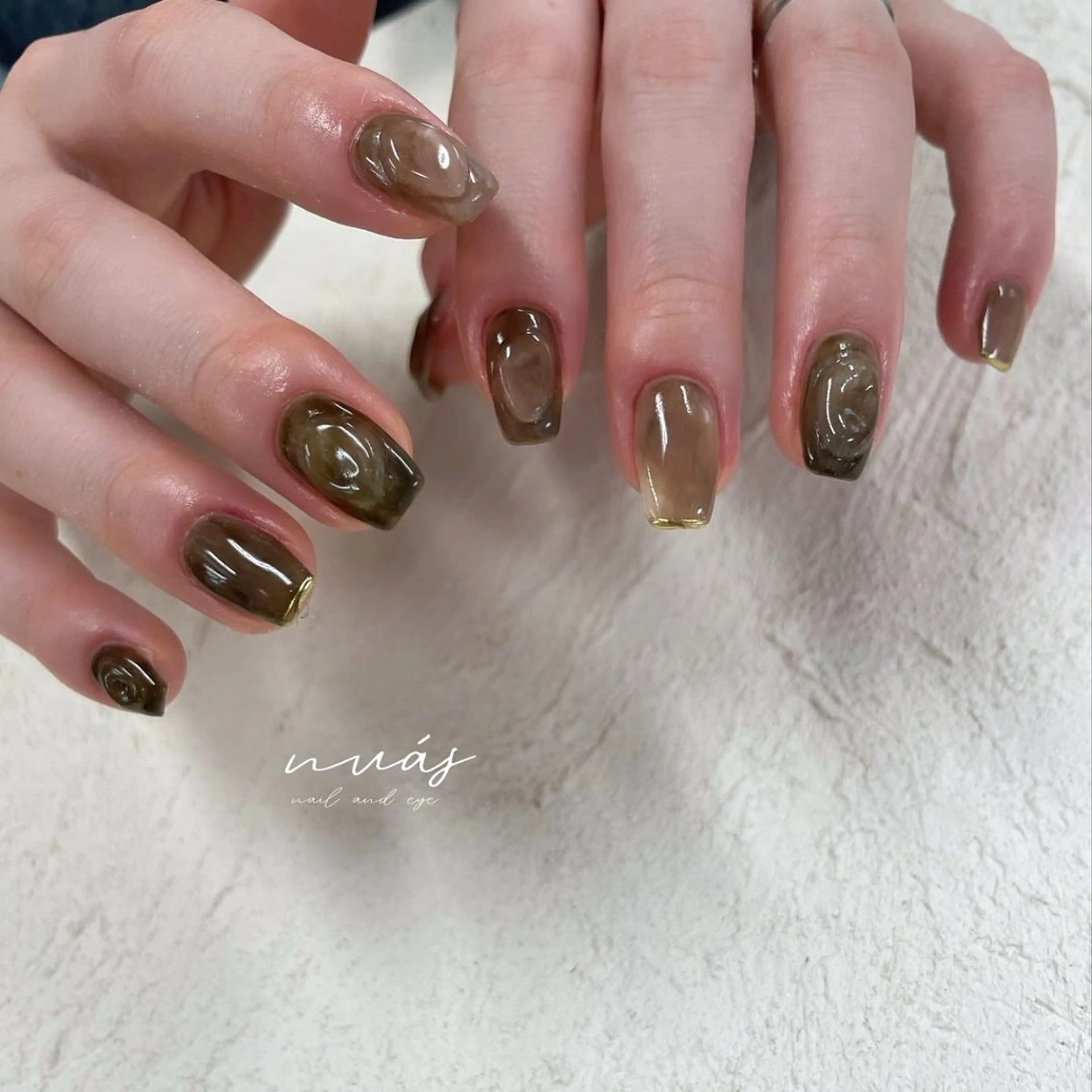 ネイル ハンドネイル nuás nail & eyeのネイルデザイン