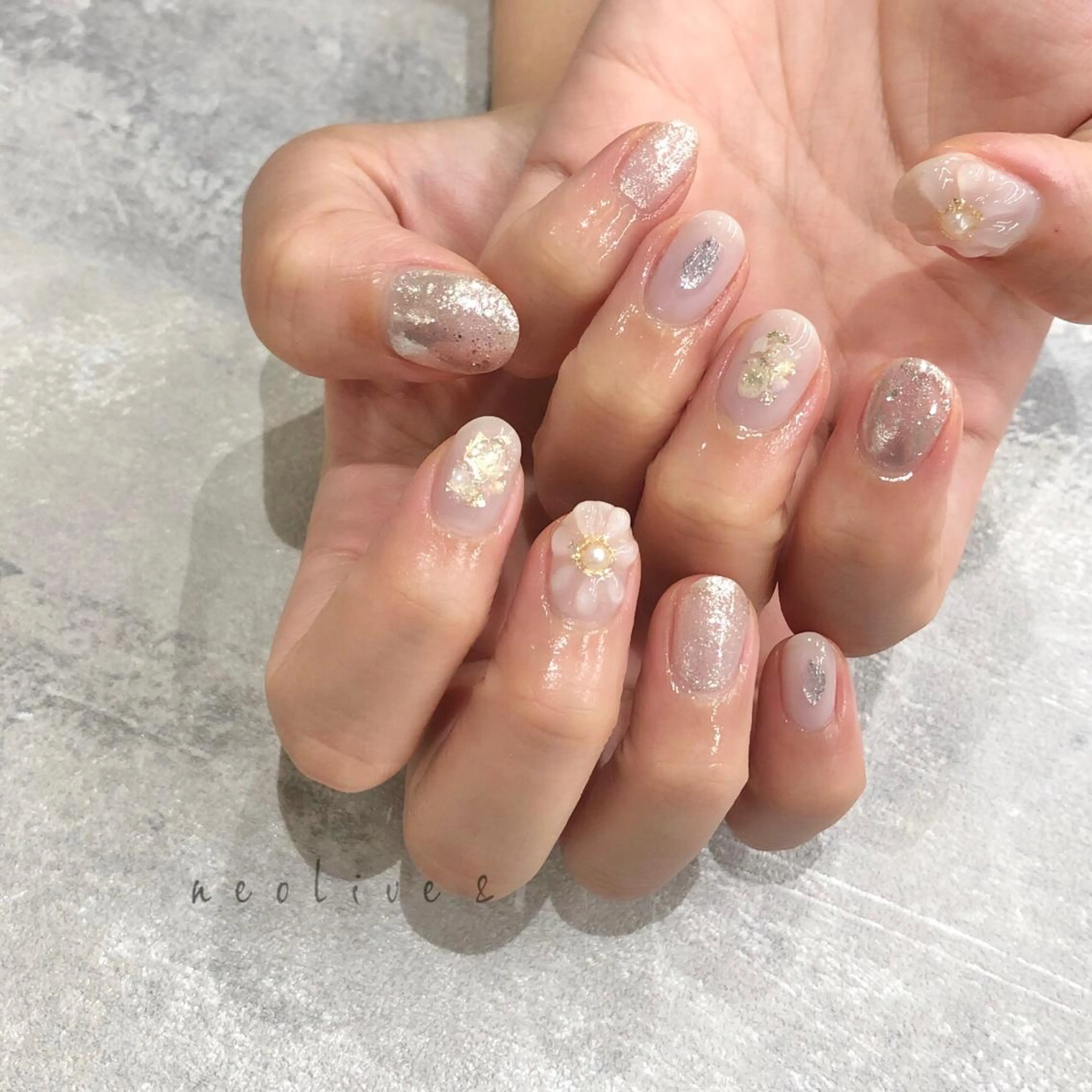 ネイル ハンドネイル Yuriko Omi パラジェル/渋谷のネイルデザイン