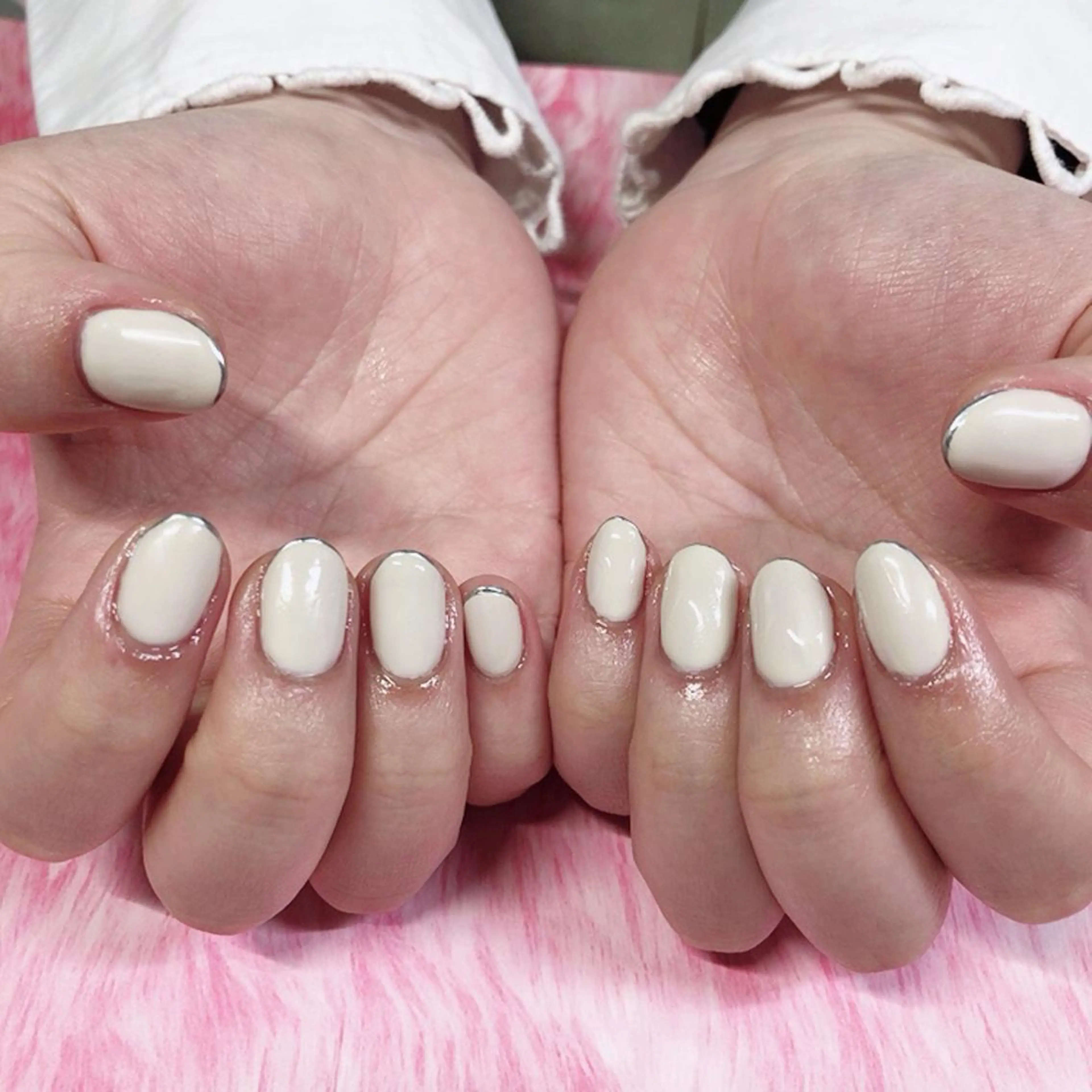 ネイル フレンチネイル 奥園 良恵のネイルデザイン