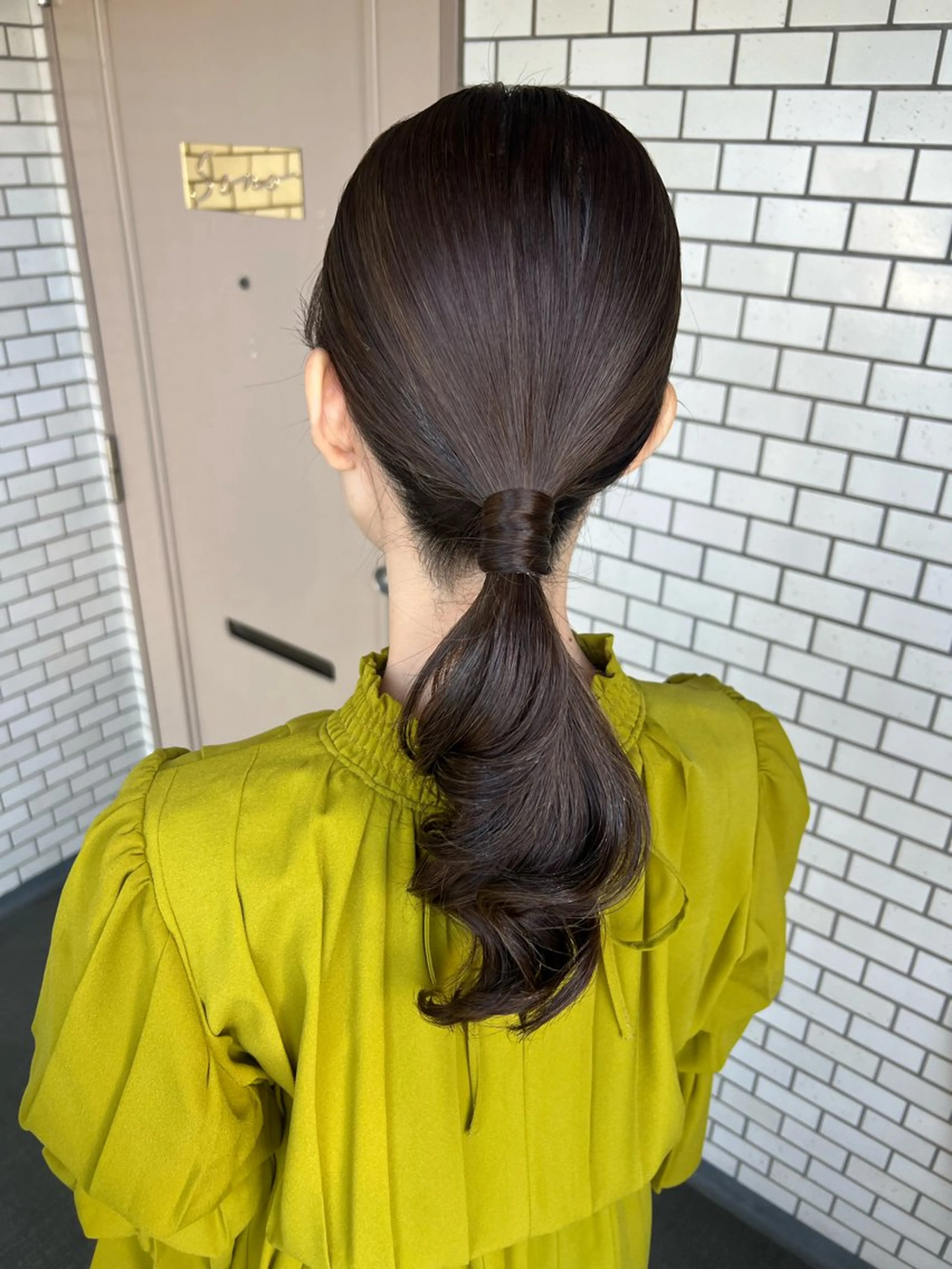 ヘアアレンジ ポニーテール ヘアセット 大人可愛いヘアメイク 💋🧚‍♀️しずかのヘアスタイル