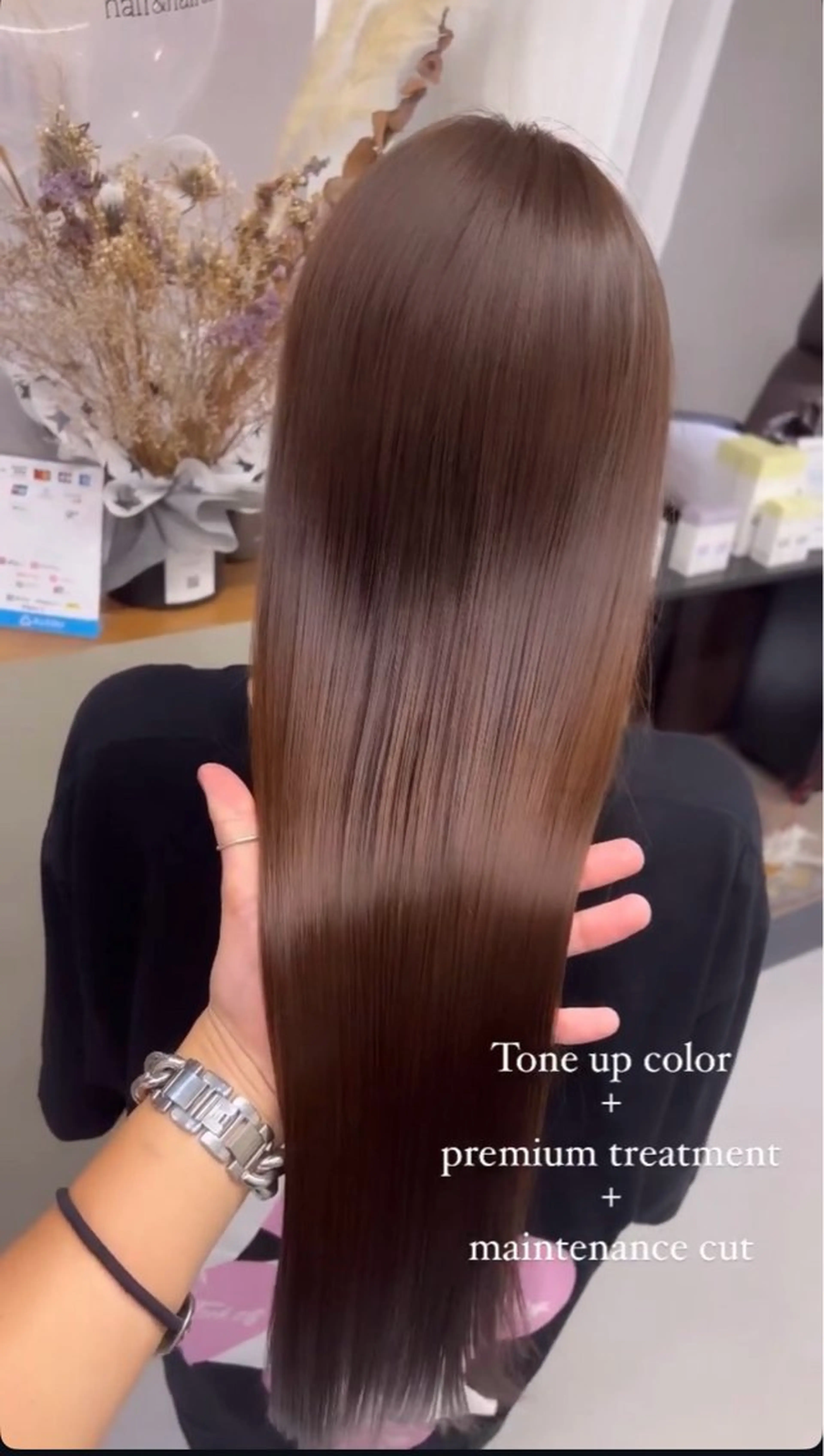 ロング カラー ブリーチ 髪質改善 トリートメント ヘアカラー トリートメント tre/e'所属・橋本 昇平のヘアスタイル