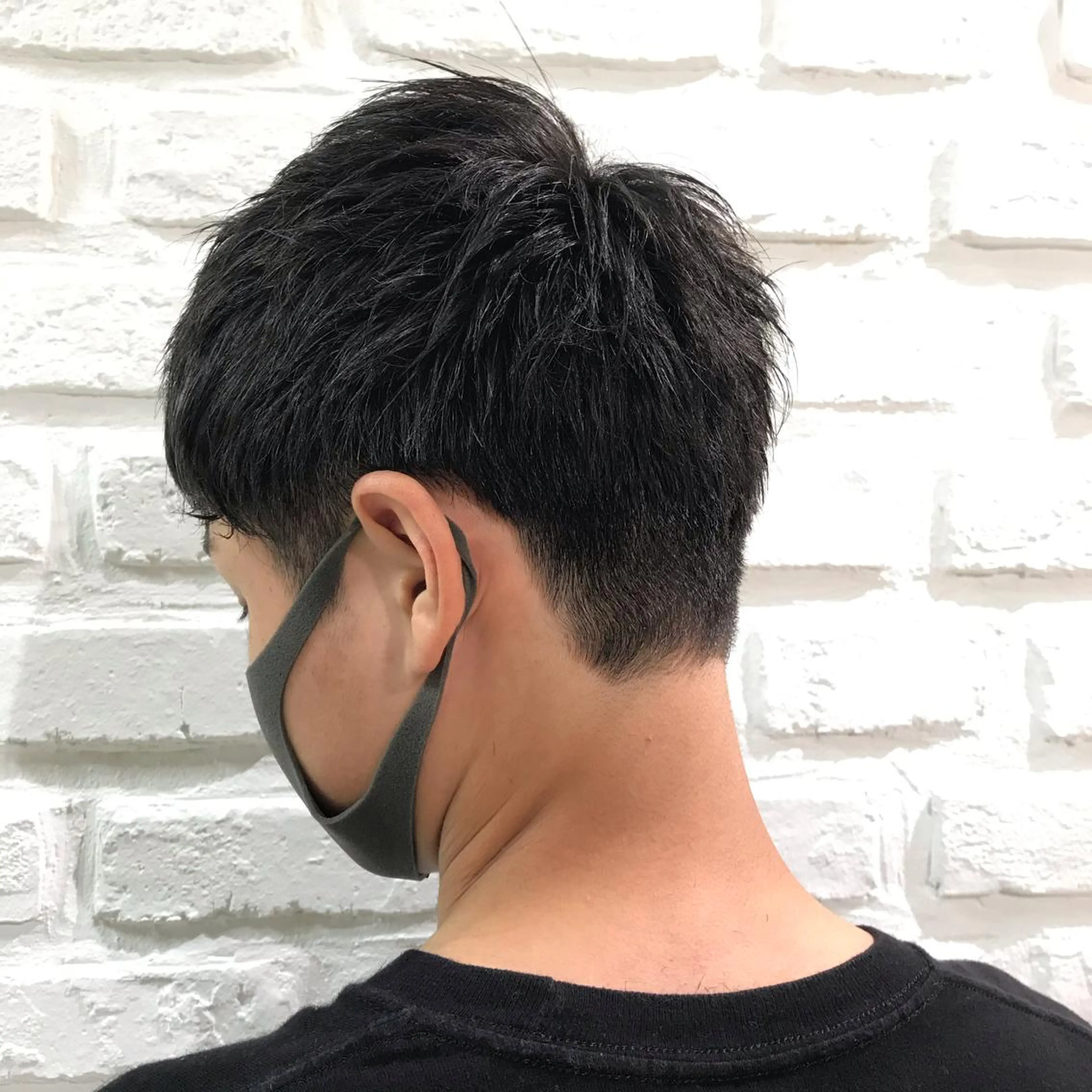 ショート メンズ マッシュ ツーブロック 刈り上げ マッシュヘア カット 【暖色カラー特化】 中山由梨のヘアスタイル