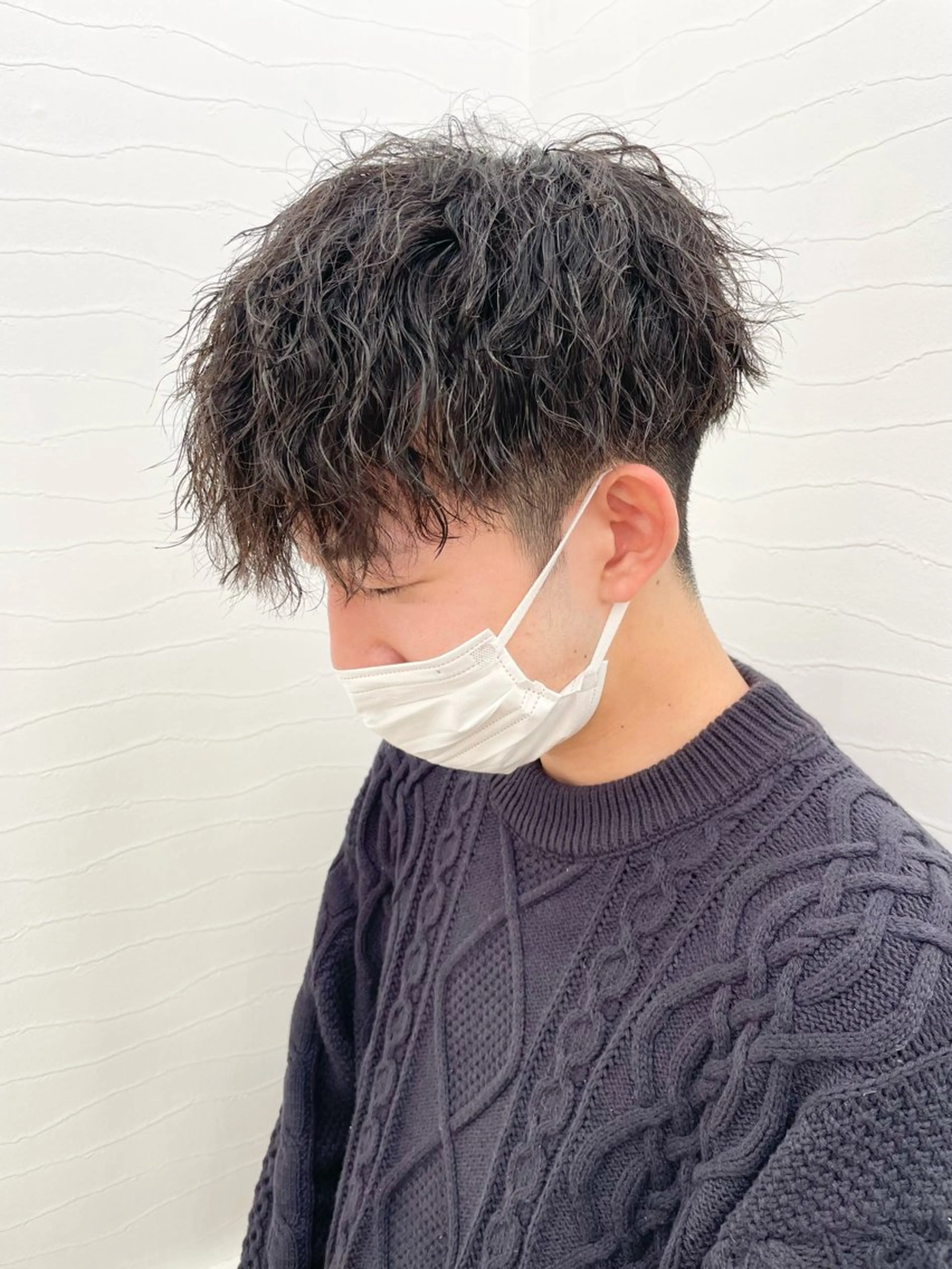 ミディアム パーマ メンズ Mintleaf 💛MAYUKOのヘアスタイル