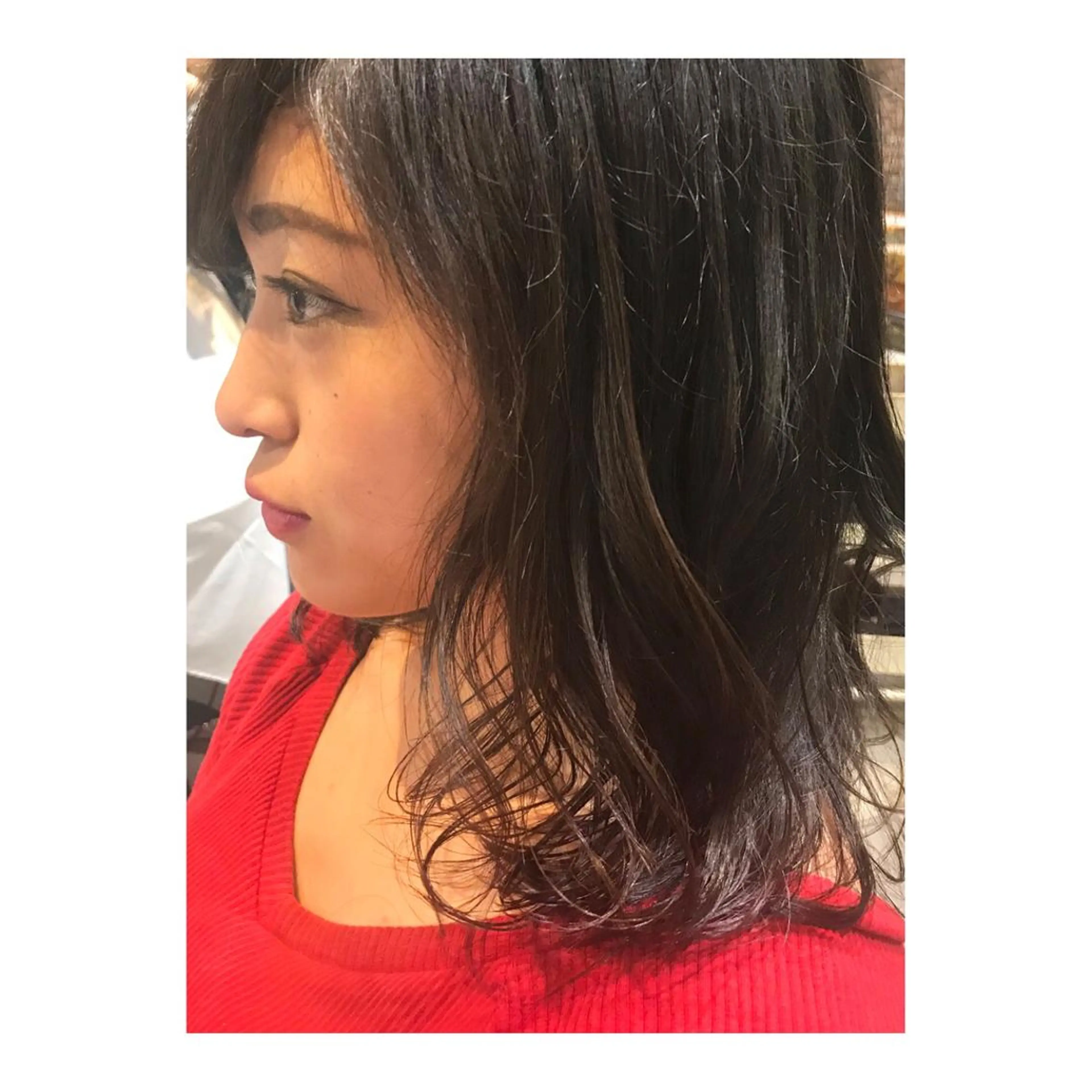 ミディアム パーマ 竹嶌 健吾のヘアスタイル