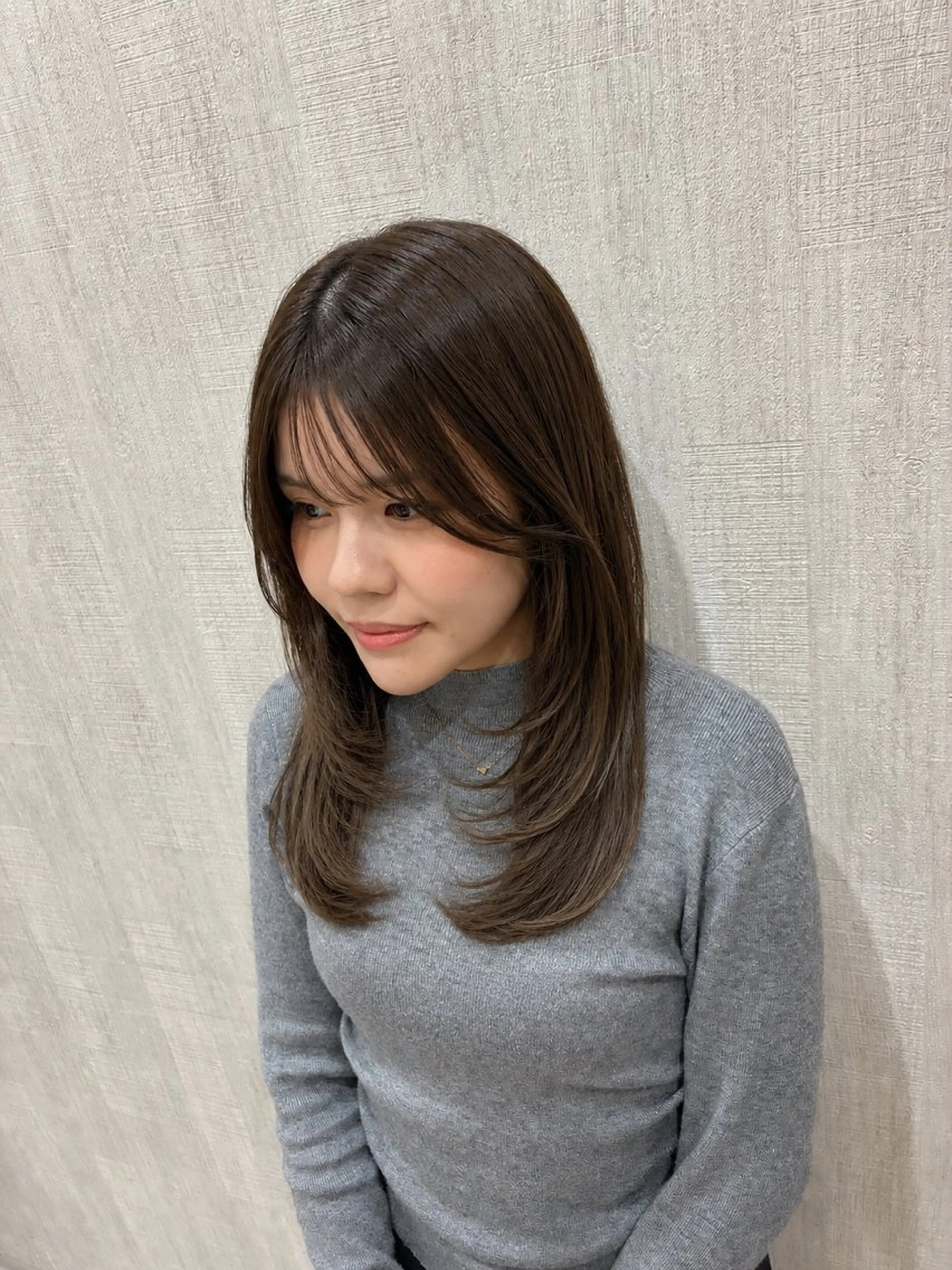 ロング カット ヘアカラー トリートメント 店長✨レイヤー✖️ 髪質改善✖️韓国ヘアのヘアスタイル
