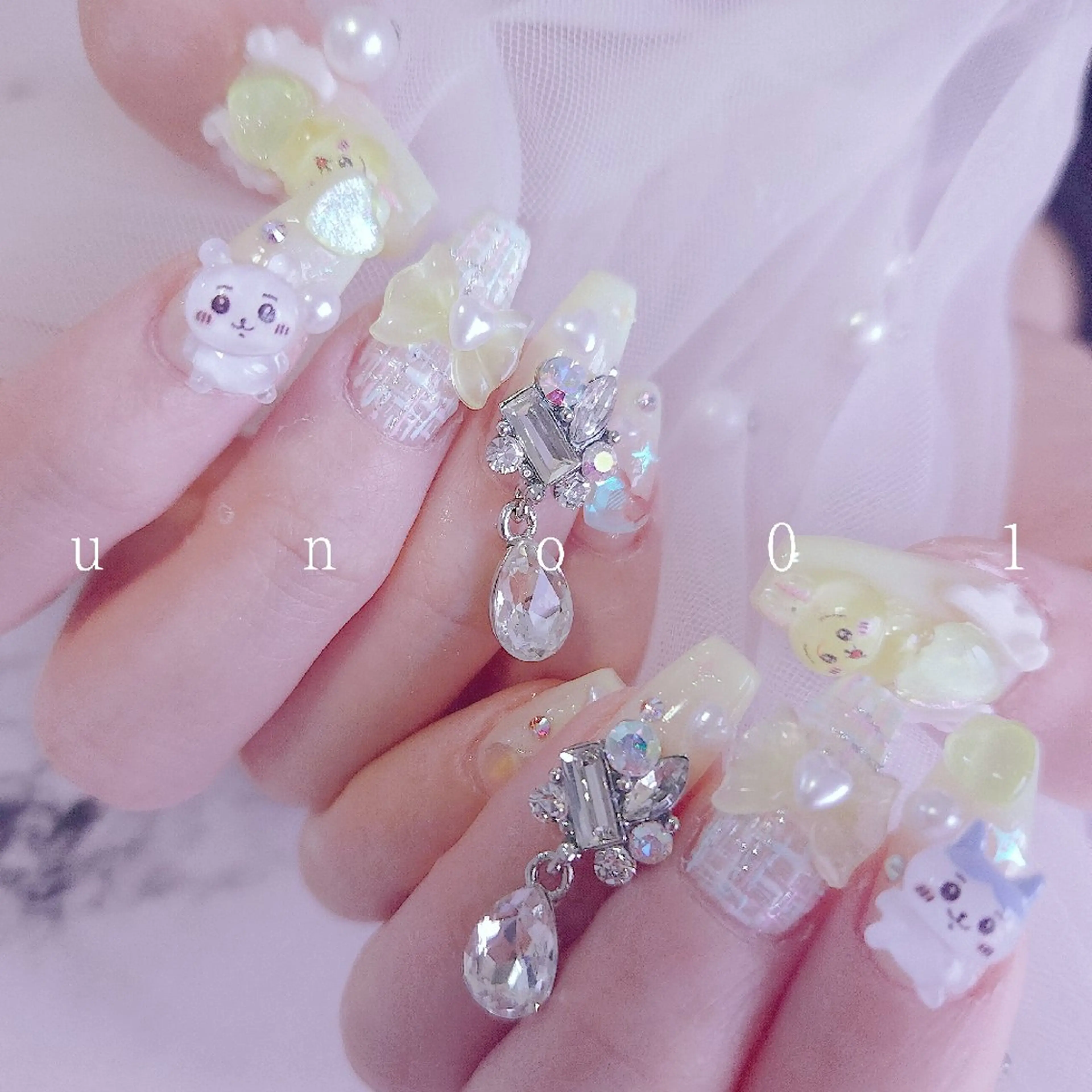 ネイル 梅田🦄中崎町🩵 u n o 0 1のネイルデザイン