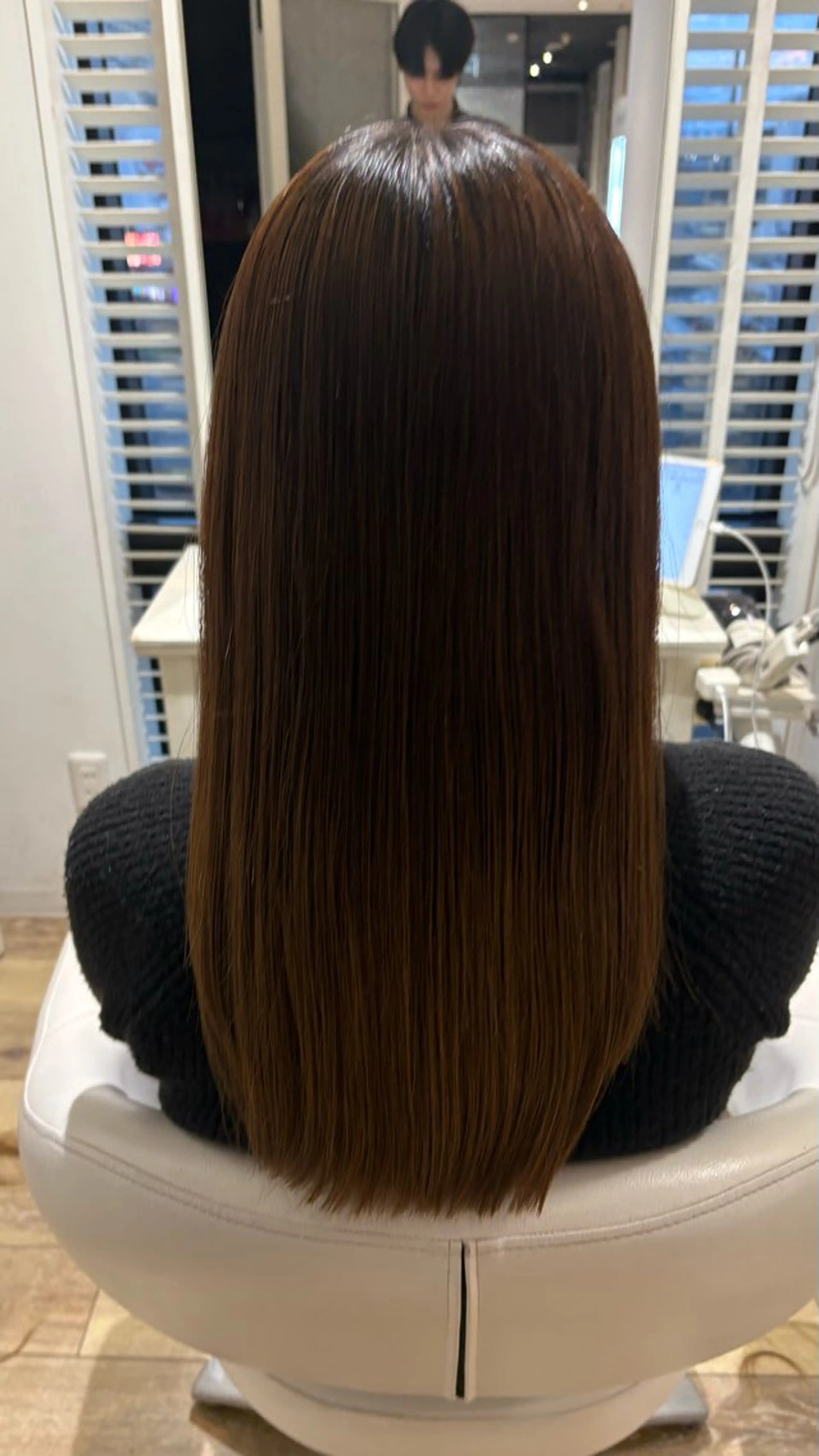 ロング カラー カット トリートメント 似合わせ 顔周りYUUGAのヘアスタイル