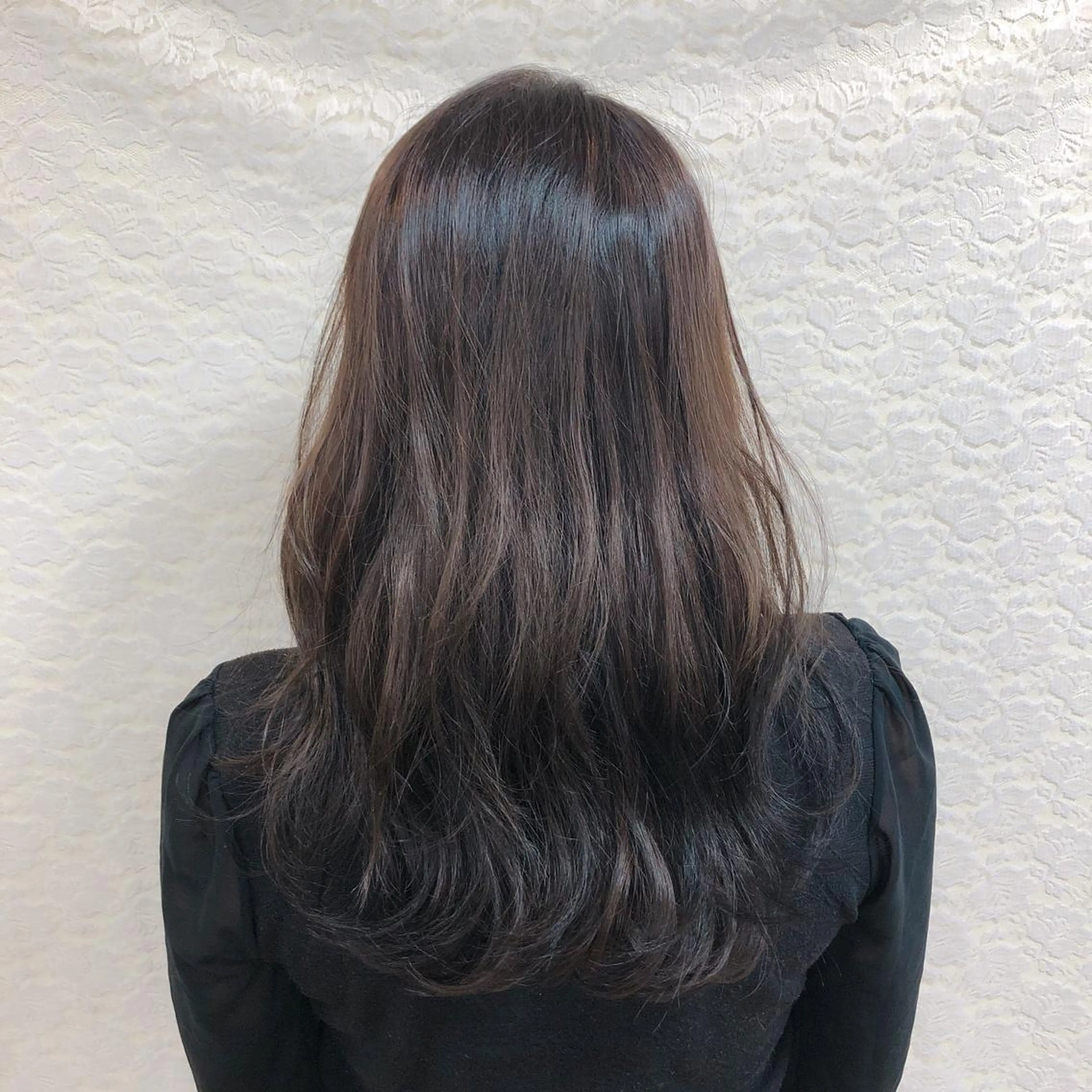 ロング 山口 栞奈のヘアスタイル
